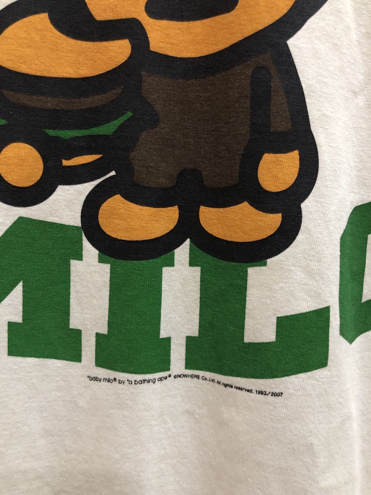 Bape OG 2007 Baby Milo Junk Food Long Sleeve Shirts Size US M / EU 48-50 / 2 - 4 Thumbnail