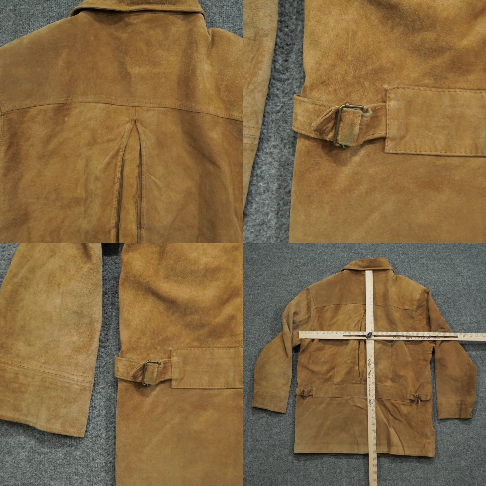 Jim Thompson VINTAGE Norm Thompson Suede Jacket Womens Medium Brown Coat Size M / US 6-8 / IT 42-44 - 9 Thumbnail