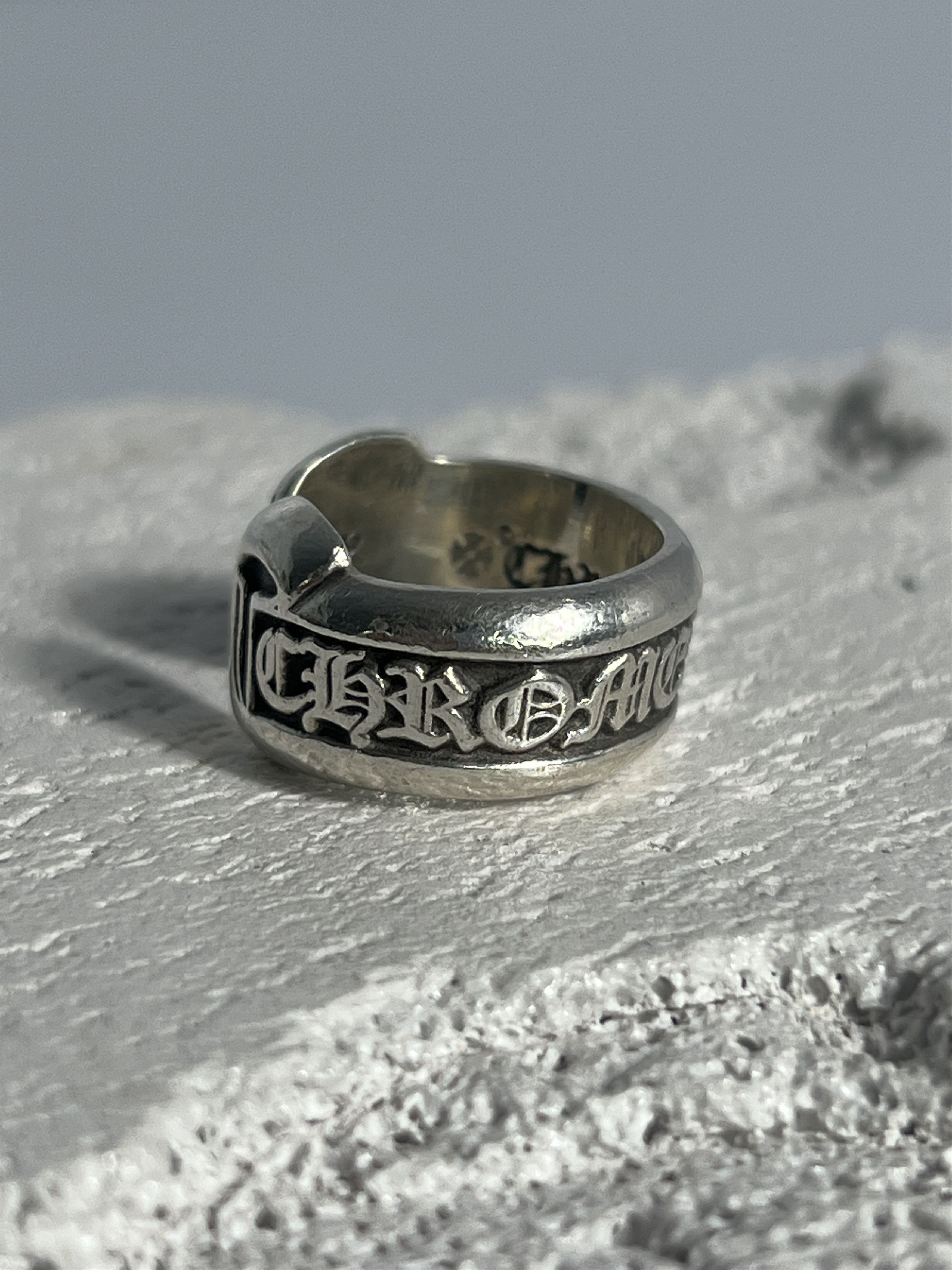 Chrome Hearts Chrome Hearts Scroll Band Ring .925 Silver Size US4 / MM47 Size ONE SIZE - 3 Thumbnail