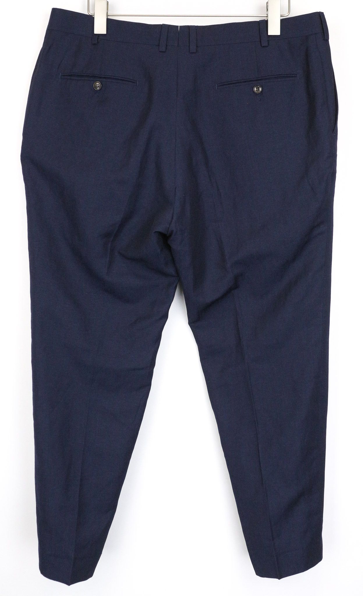 Suitsupply SOHO UK48R Blue Slim Wool Linen Trousers 75945 Size 48R - 2 Thumbnail