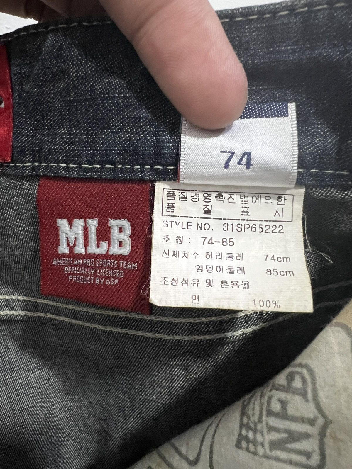 Japanese Brand × Vintage SS02 MLB BAGGY JORTS Size US 32 / EU 48 - 8 Thumbnail