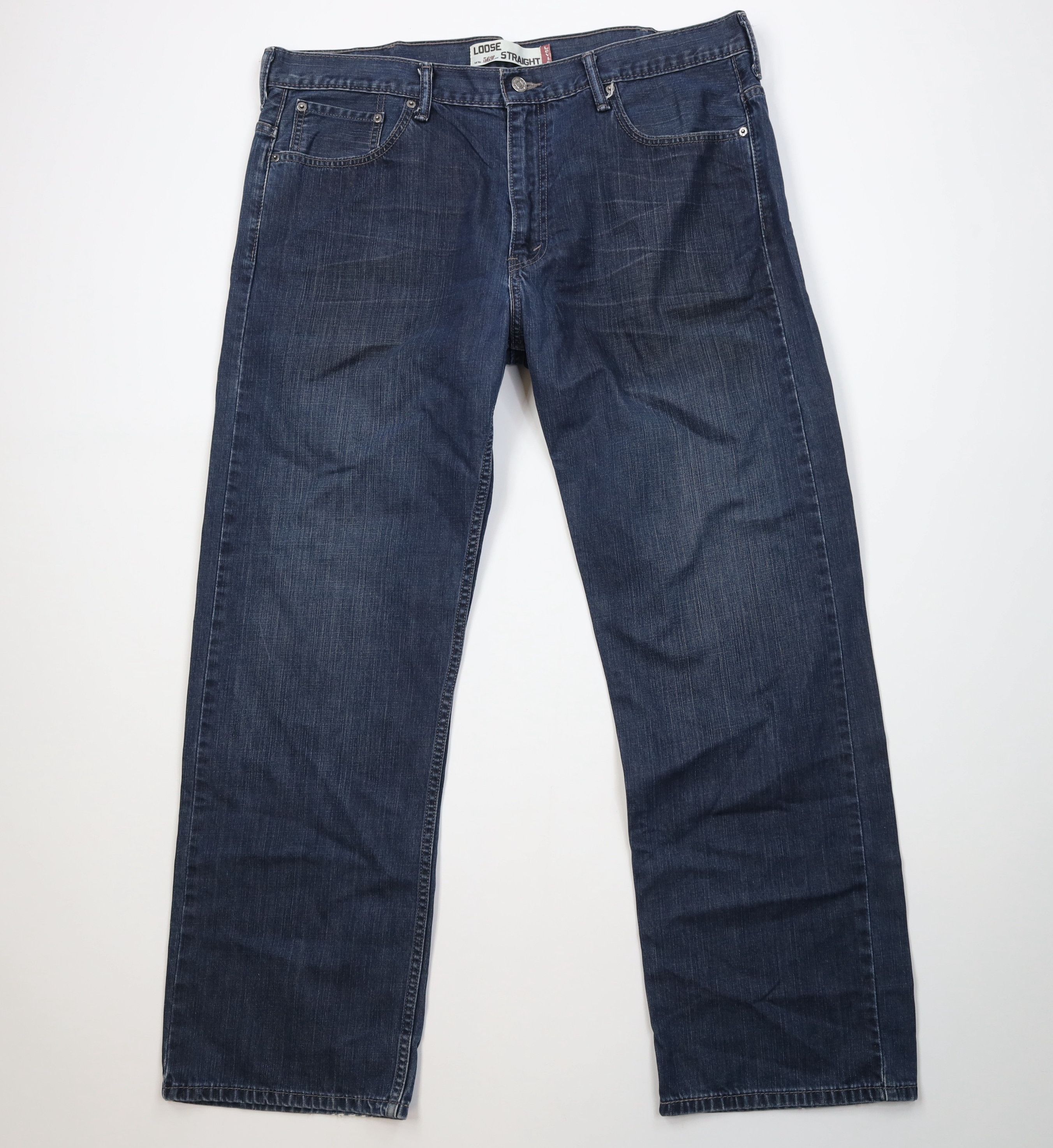 Levi's Vintage Y2K Levis 569 Wide Leg Denim Jeans Blue Cotton Size US 38 / EU 54 - 1 Thumbnail
