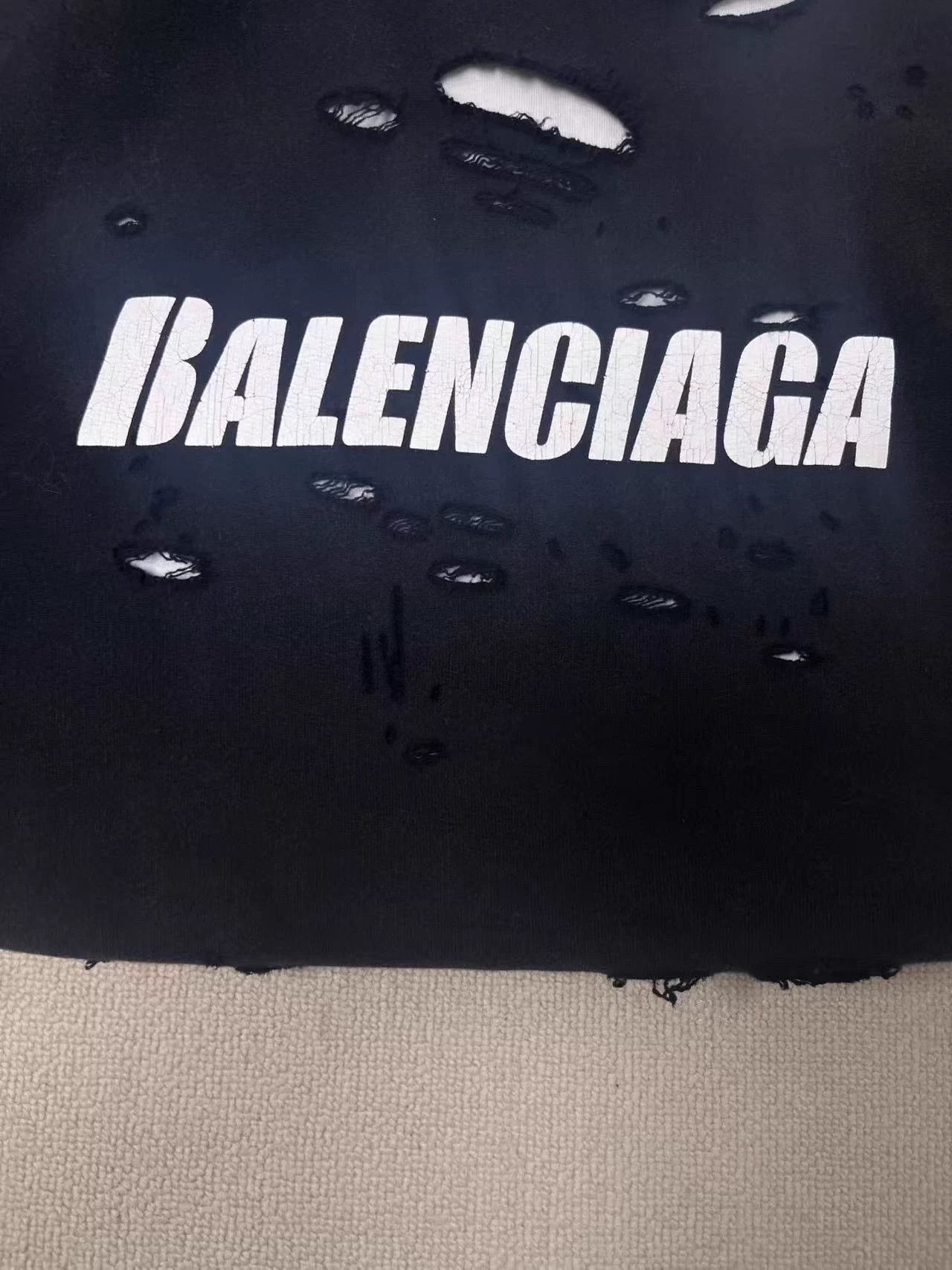 Balenciaga Balenciaga logo zip hoodie men's black XXS 99 new Size US XXS / EU 40 - 3 Thumbnail