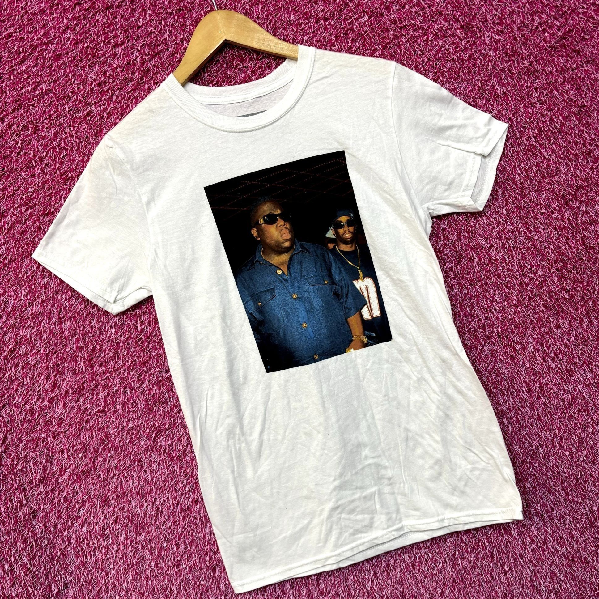 Rap Tees The Notorious BIG Bad Boy Club Poster Hip Hop Tee S Size US S / EU 44-46 / 1 - 3 Thumbnail