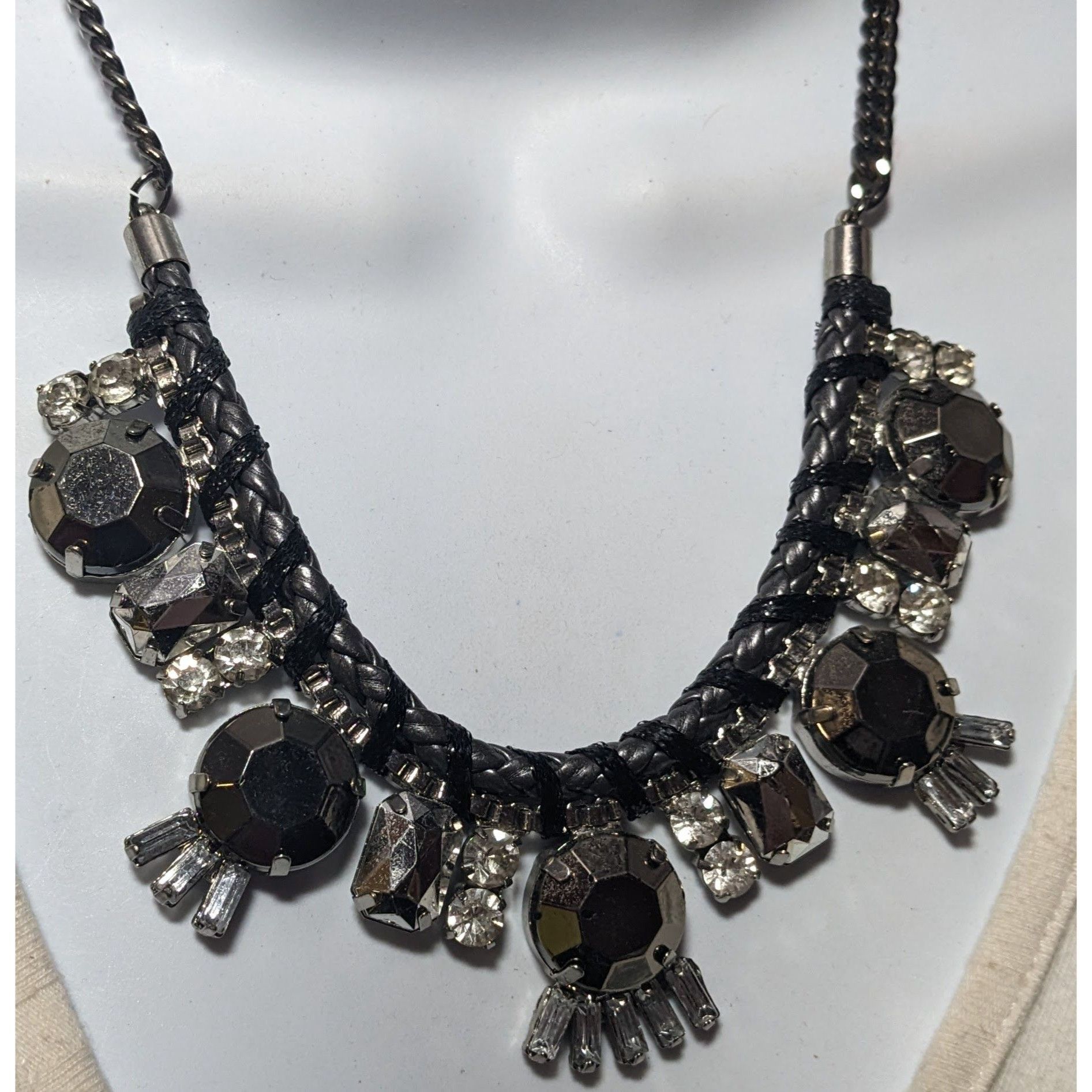 Express Express Glam Goth Chunky Costume Necklace Size ONE SIZE - 6 Thumbnail