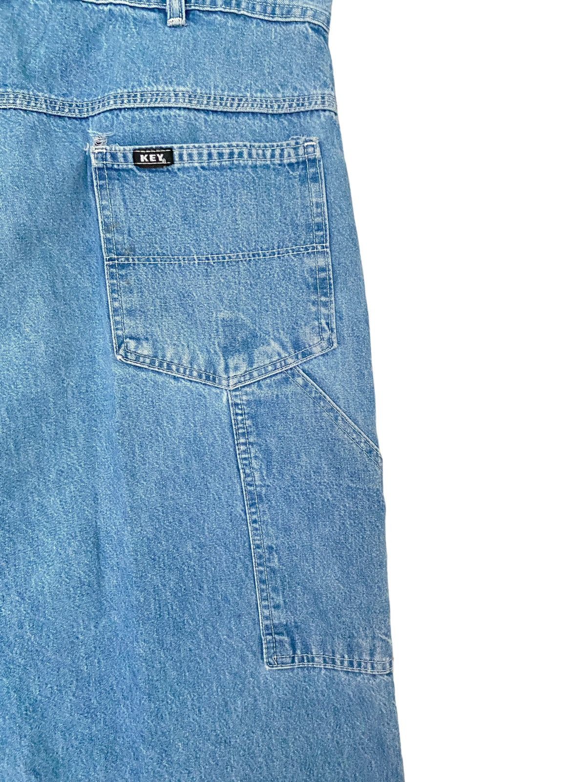 Japanese Brand × Vintage Vintage Brand Key Carpenter Baggy Jeans 2000s Size US 37 - 12 Thumbnail