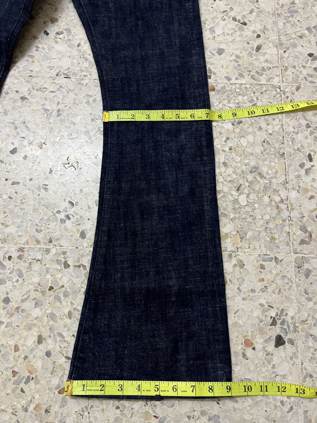 Japanese Brand Vintage Yamane selevedge bell bottom Jeans Size 31" - 10 Thumbnail