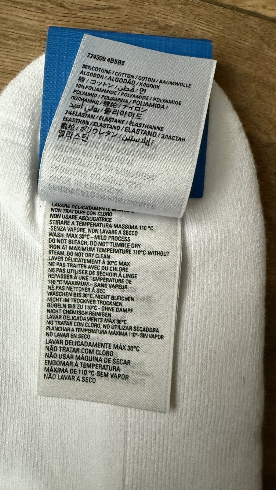 Adidas × Balenciaga Soccer Socks in White Size ONE SIZE - 4 Thumbnail