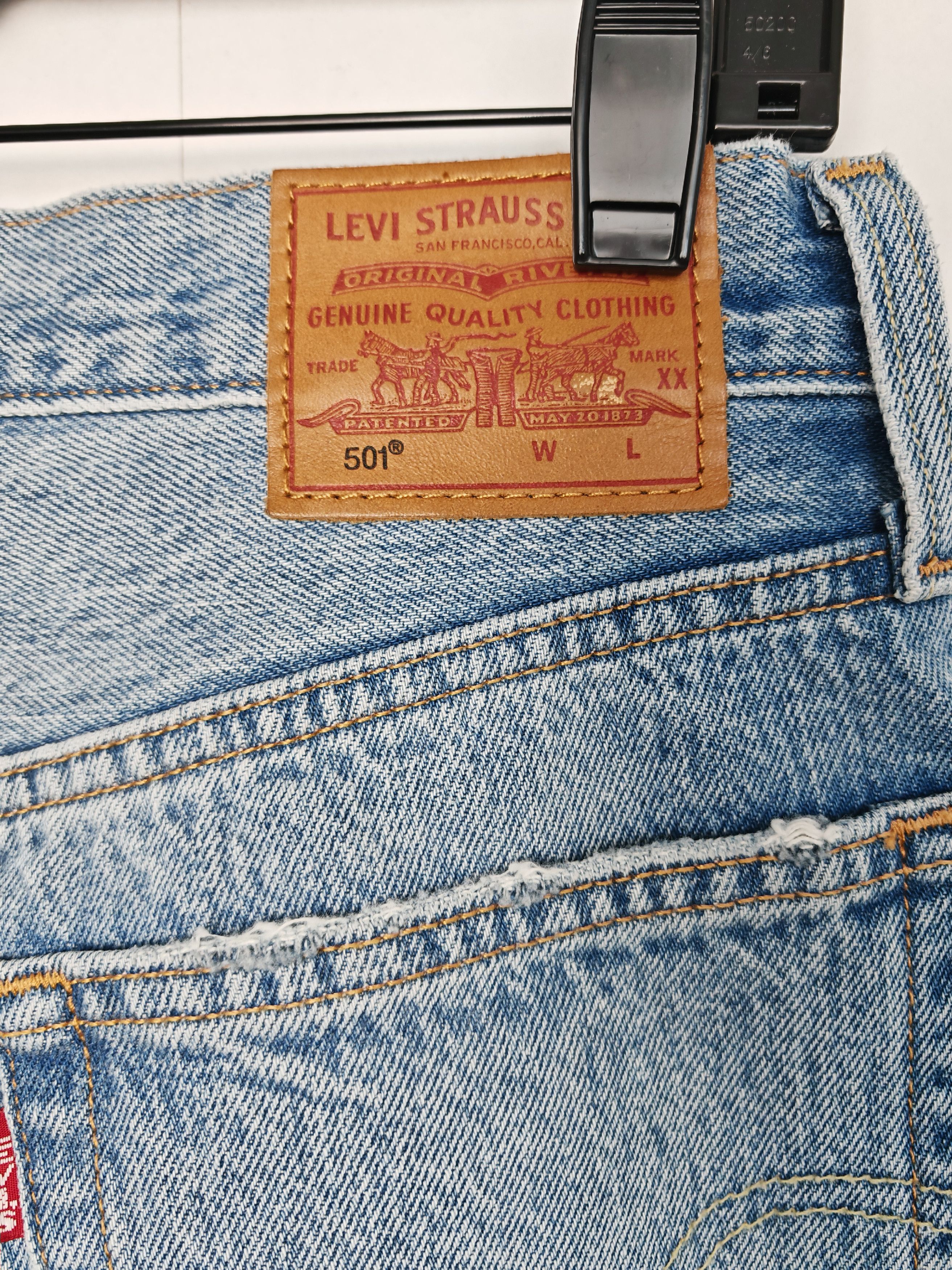 Levi's RARE Sample Levi's 501 Rhinestone Jeans W27 Size 27" / US 4 / IT 40 - 6 Thumbnail
