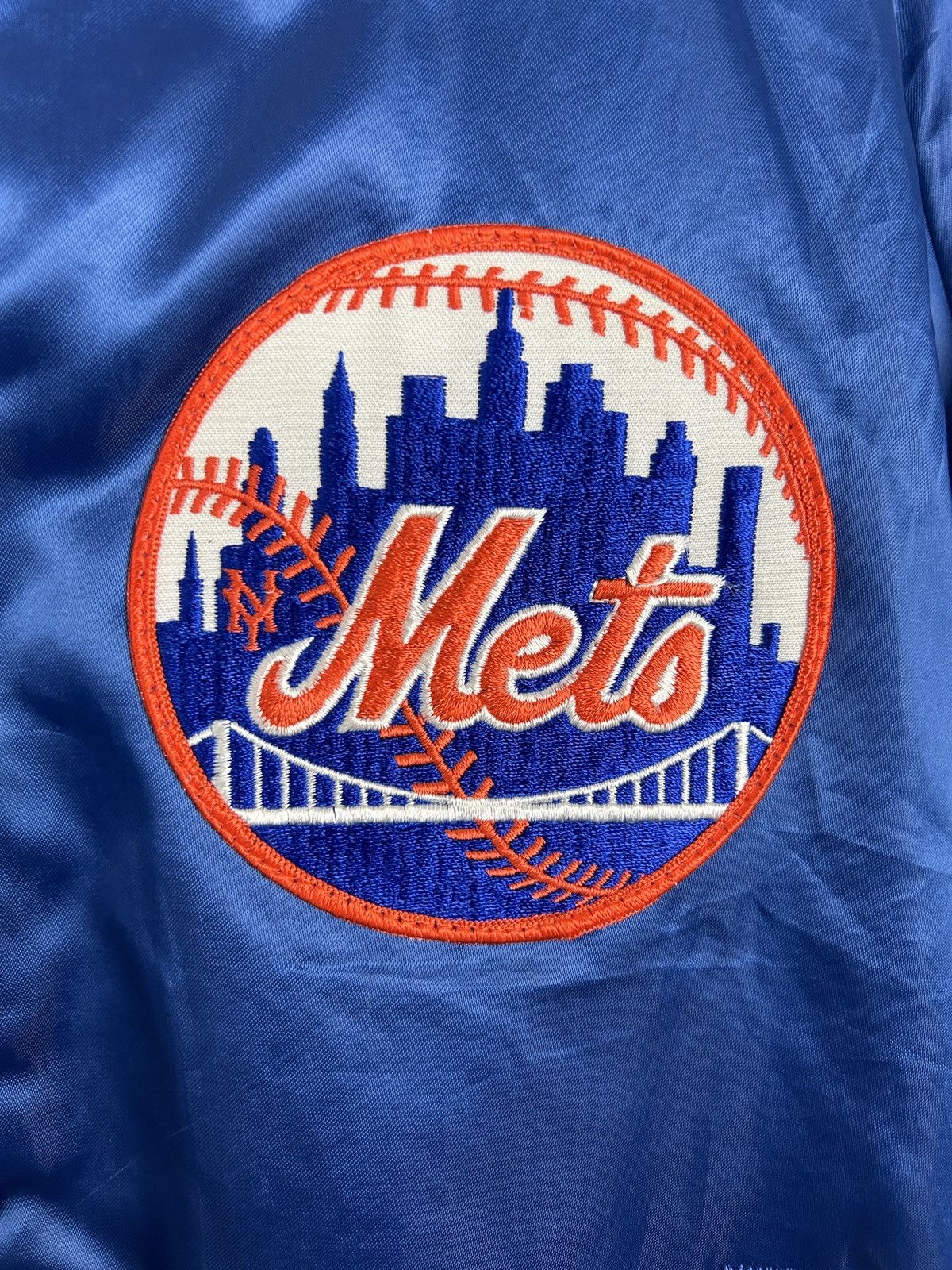 Chalk Line 80s Vintage Chalk Line New York Mets Satin Bomber Jacket Size US XXL / EU 58 / 5 - 3 Thumbnail