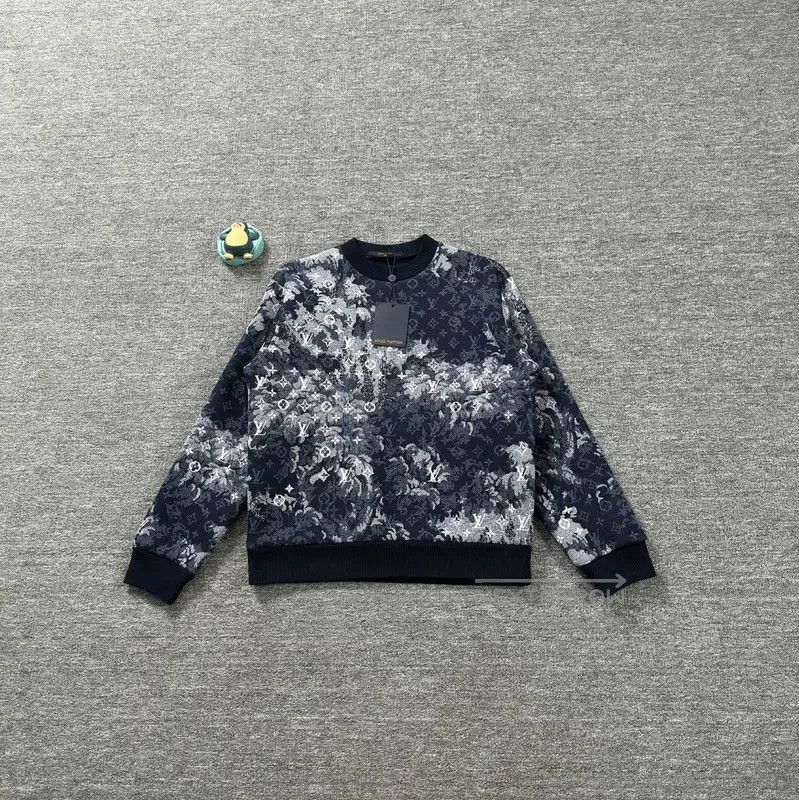 Louis Vuitton Louis Vuitton Men's Blue Cotton Sweatshirt . Size US XS / EU 42 / 0 - 1 Thumbnail