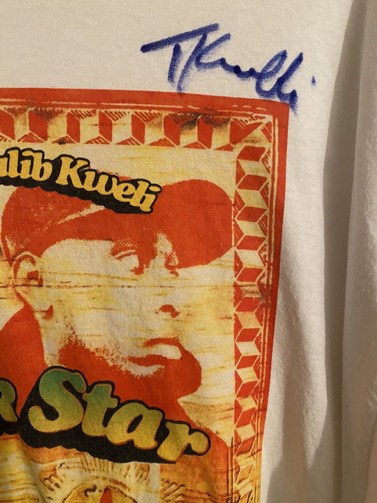 Band Tees × Rap Tees Black Star autographed rap tee signed Talib kweli Mos Def Size US XL / EU 56 / 4 - 2 Thumbnail