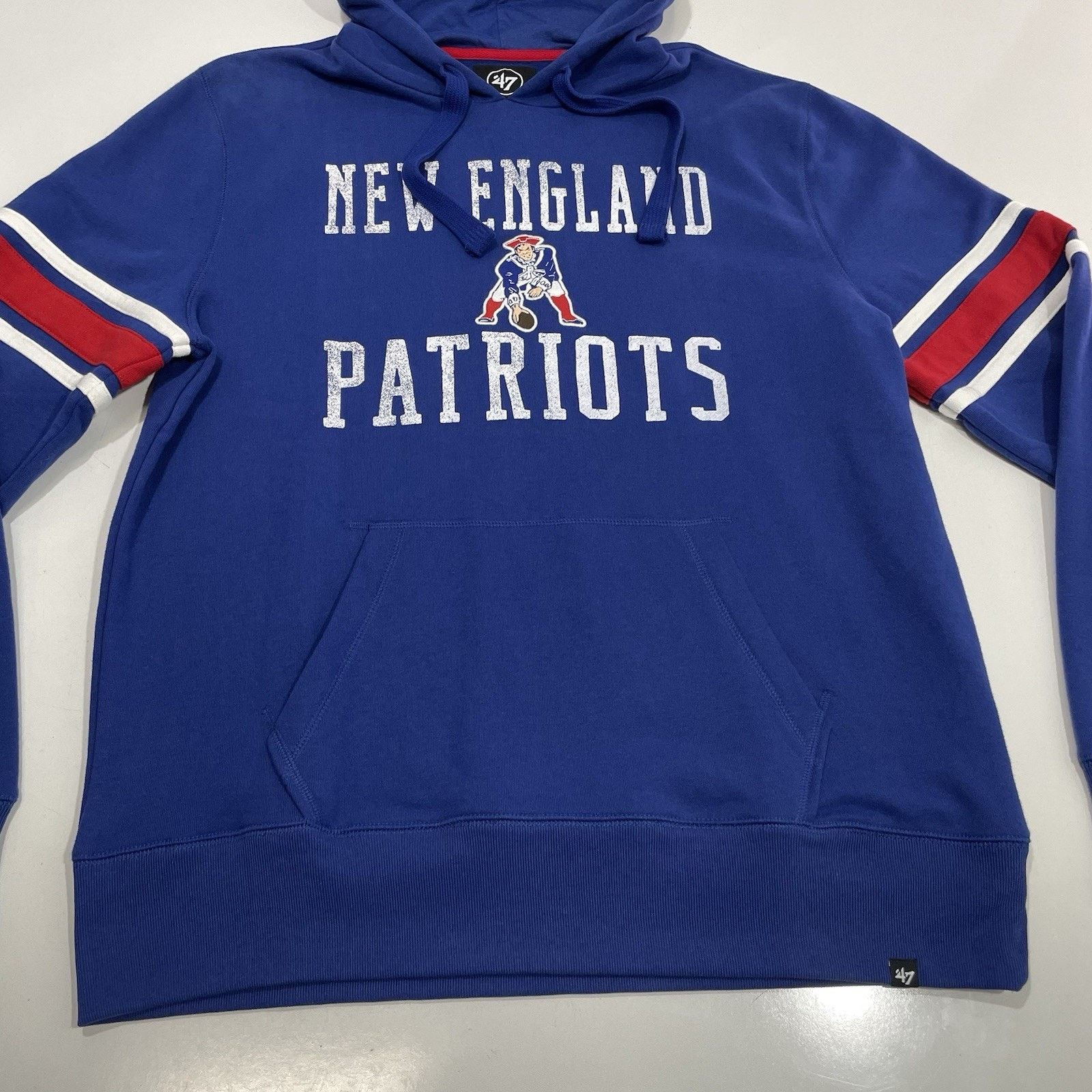 47 Brand 47 Brand New England Patroits Men's Large Blue Hoodie NFL Size US L / EU 52-54 / 3 - 2 Thumbnail