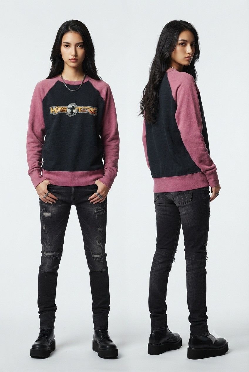 Hysteric Glamour Vintage Hysteric Glamour Naked Skater Spellout Wool Shirt Size S / US 4 / IT 40 - 1 Thumbnail