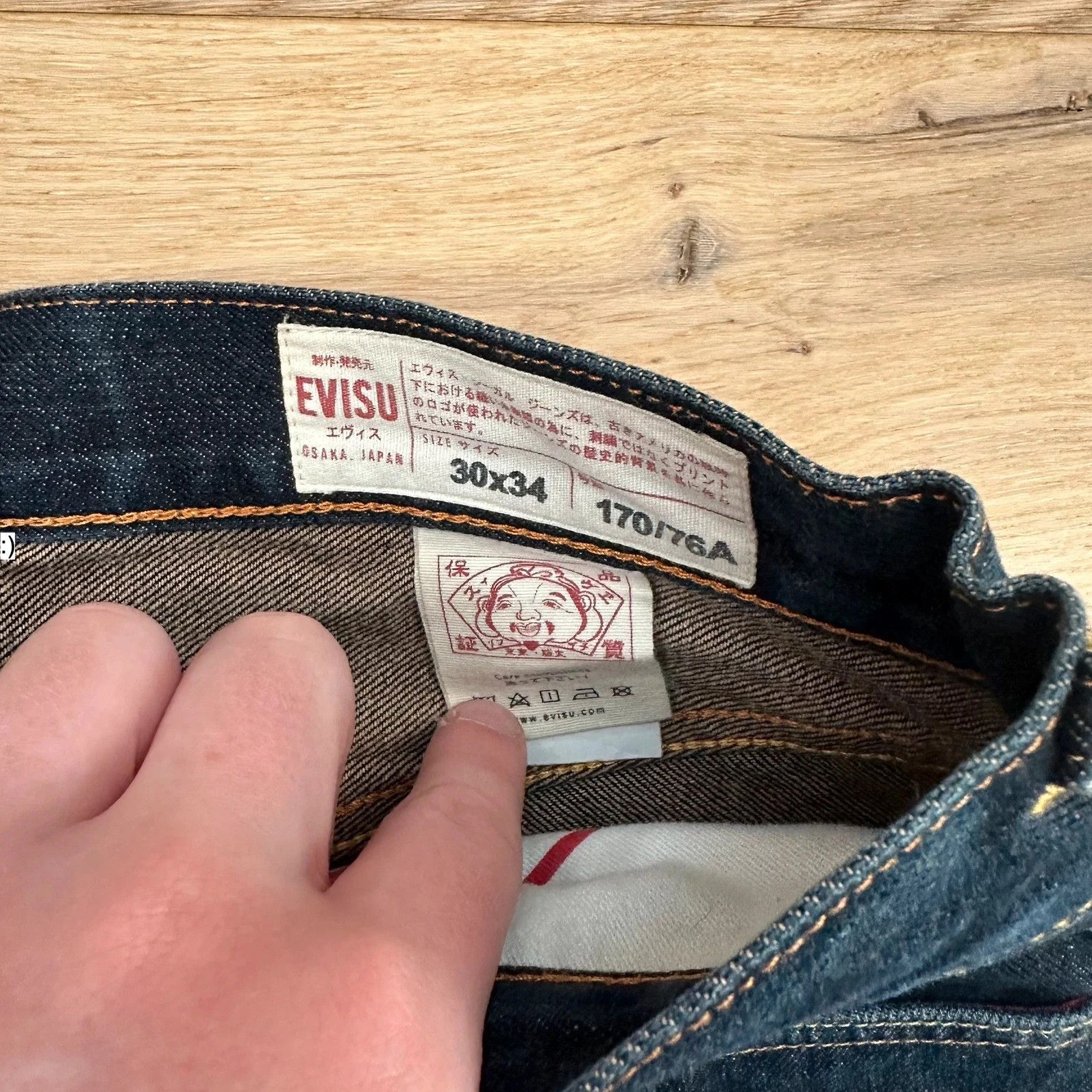 Evisu Jeans Evisu Daicock Lot 2000 Embroidery Red Size US 30 / EU 46 - 7 Thumbnail