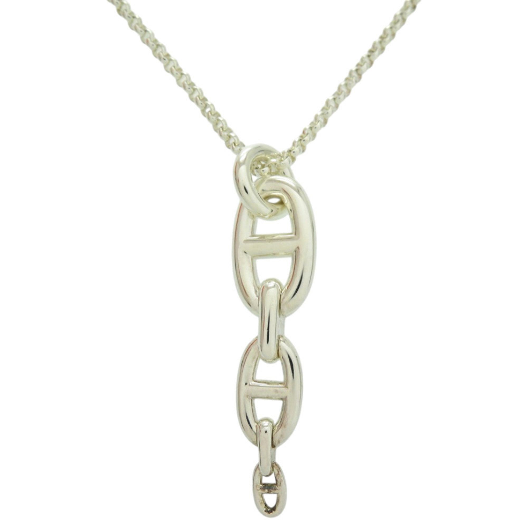 Hermes Hermes Chaine d'Ancre Anchaîne 22AG183617 Silver 925 Necklace 1191 HERMES Size ONE SIZE - 1 Thumbnail