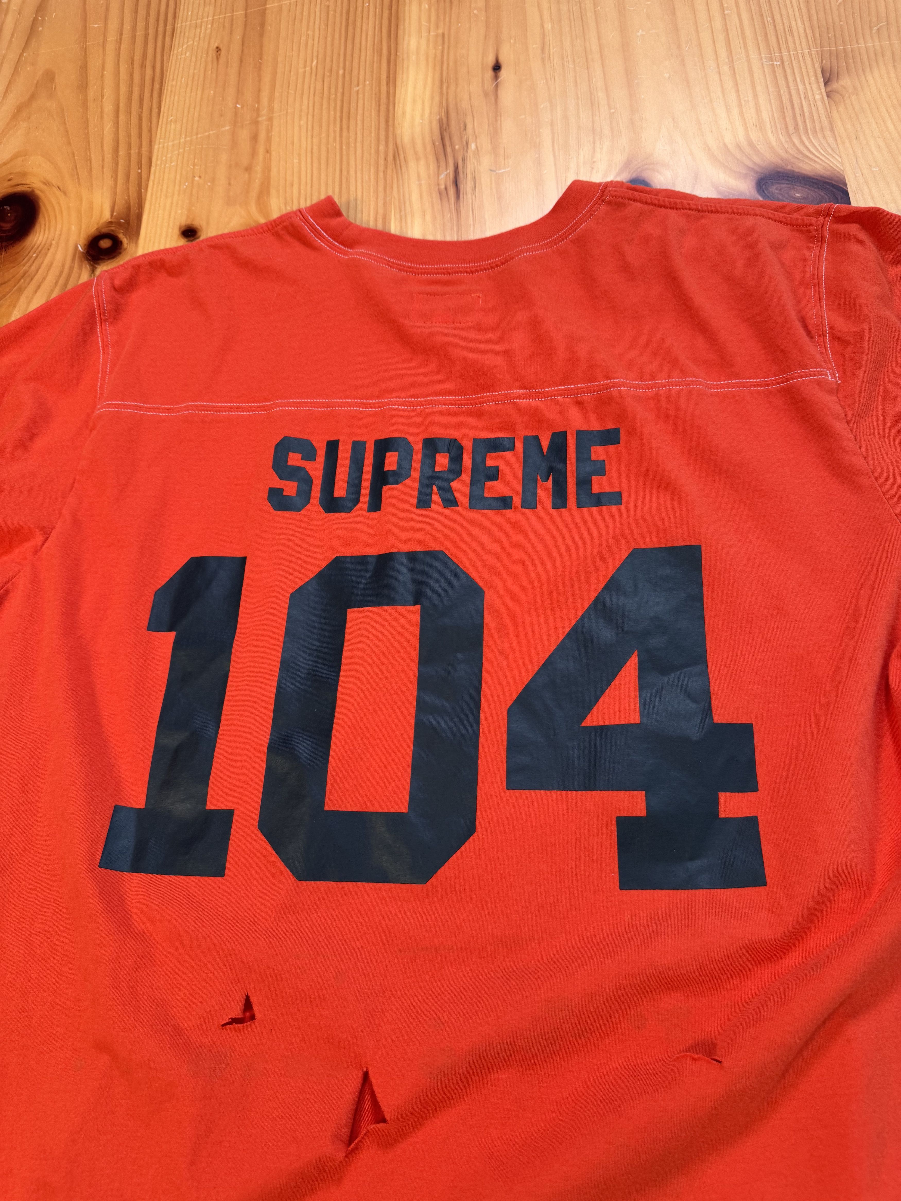 Supreme Supreme SS16 104 Jersey Ripped Size US L / EU 52-54 / 3 - 9 Thumbnail