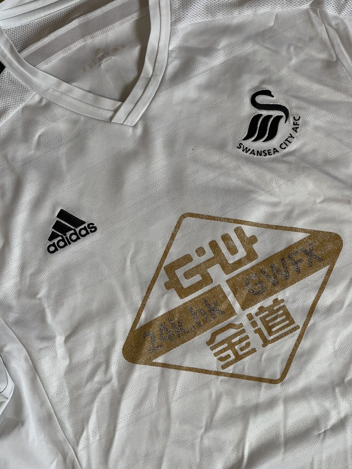 Adidas 2014 Adidas Swansea City #6 Williams soccer jersey Size US XXL / EU 58 / 5 - 4 Thumbnail