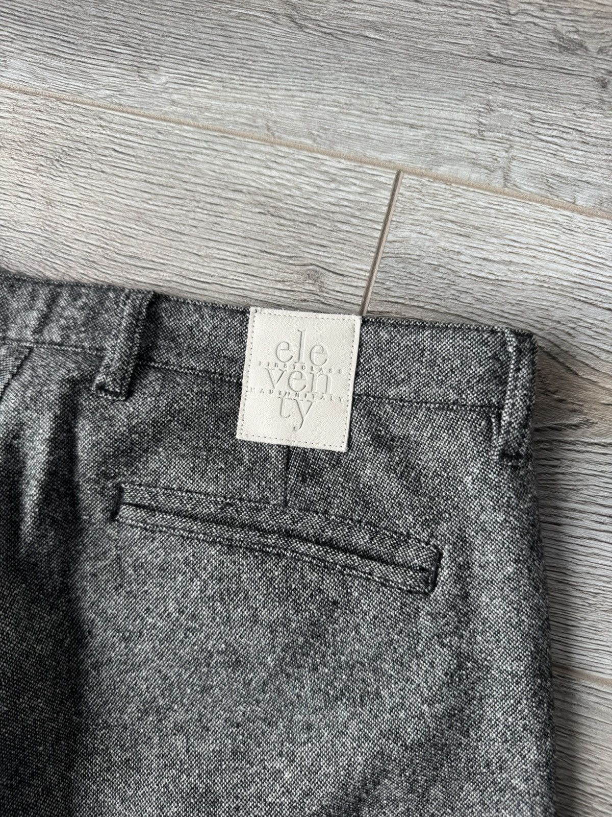 Eleventy Eleventy Luxury Men's Wool Cargo Pants Size US 33 - 14 Thumbnail