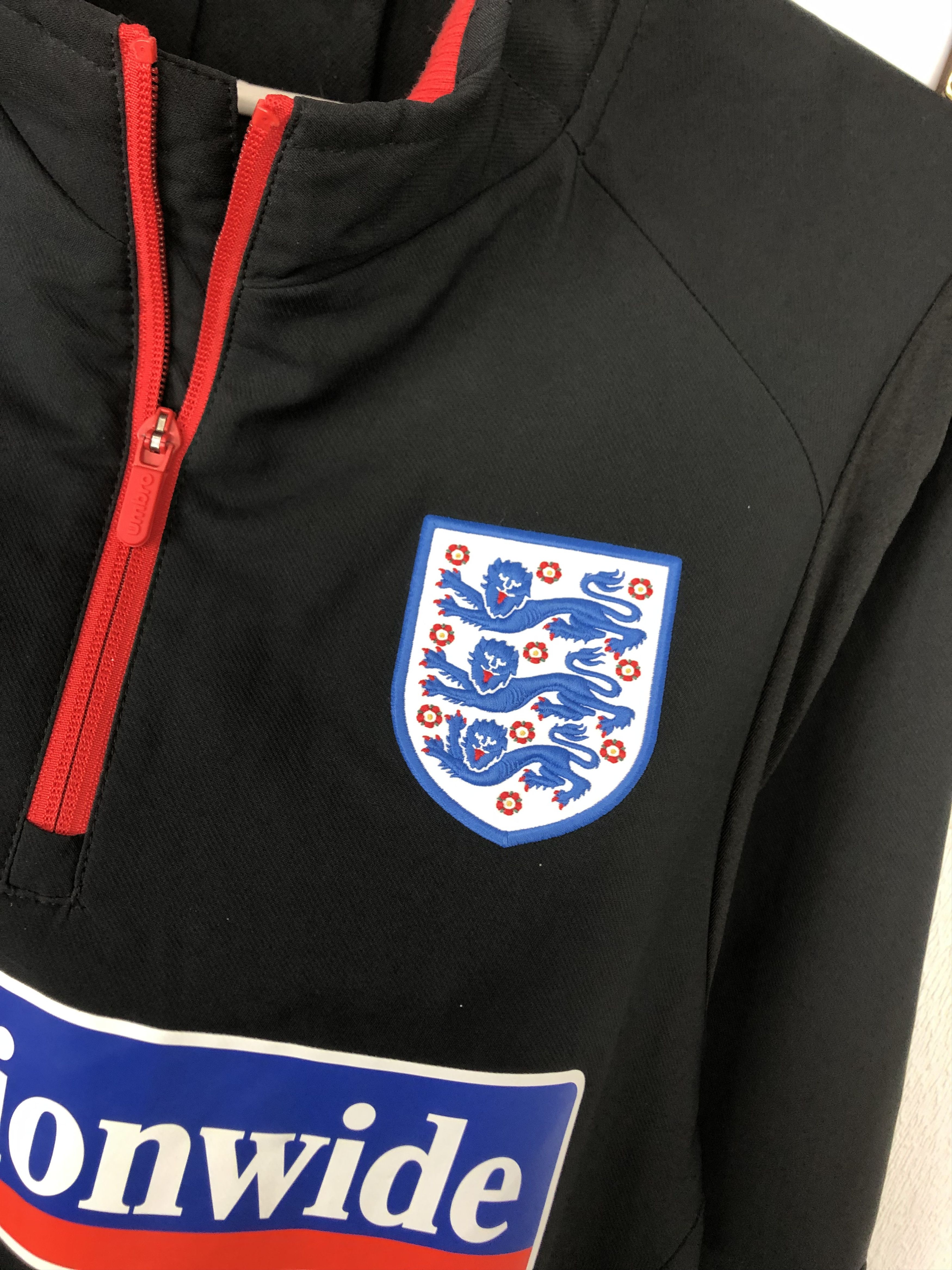 Umbro Vintage Umbro England Nationwide Football Track Top Soccer Size US L / EU 52-54 / 3 - 4 Thumbnail