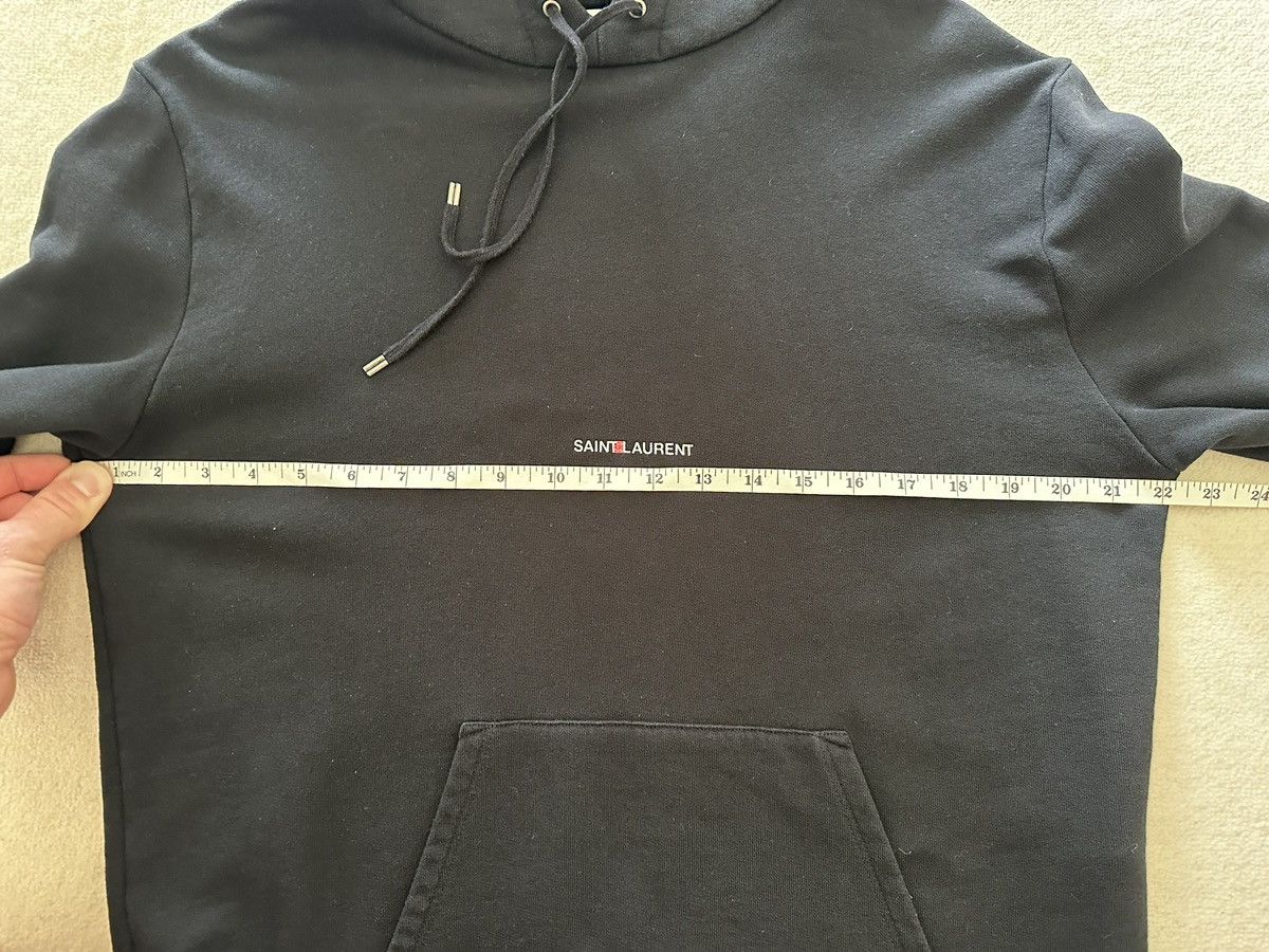 Saint Laurent Paris $990 🤑 Saint Laurent Rive Gauche logo black hoodie Small Size US S / EU 44-46 / 1 - 8 Thumbnail
