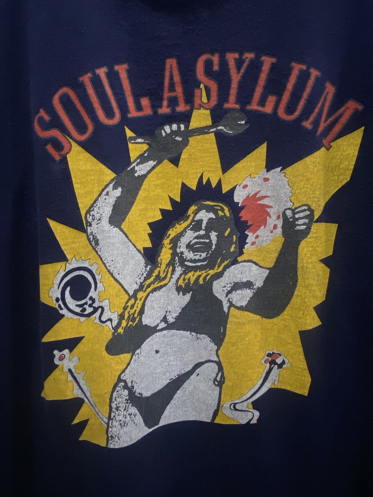 Band Tees Vintage 1993s Soul Asylum Grunge Nirvana TOUR TShirt Size US XL / EU 56 / 4 - 4 Thumbnail