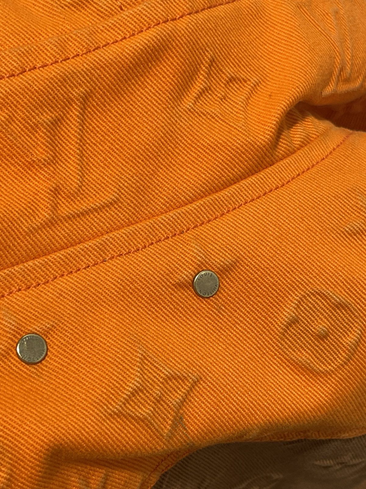 Louis Vuitton Louis Vuitton Carpenter Orange Brown Jacket Size US L / EU 52-54 / 3 - 9 Thumbnail