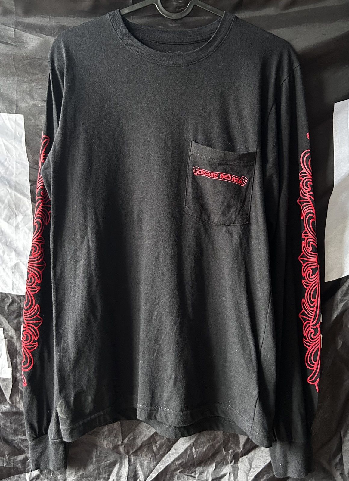Chrome Hearts chrome heart long red sleeve Size US S / EU 44-46 / 1 - 1 Thumbnail
