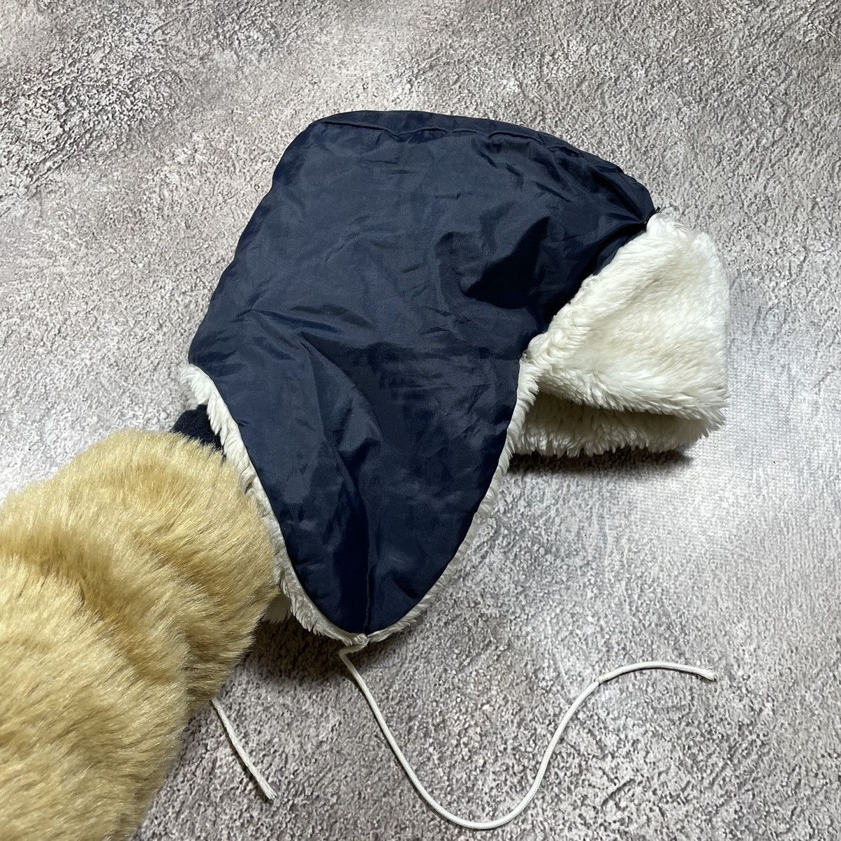 Vintage Vintage 90s Sherpa Lined Ushanka Beanie Grunge Alt Boxy OS Size ONE SIZE - 3 Thumbnail
