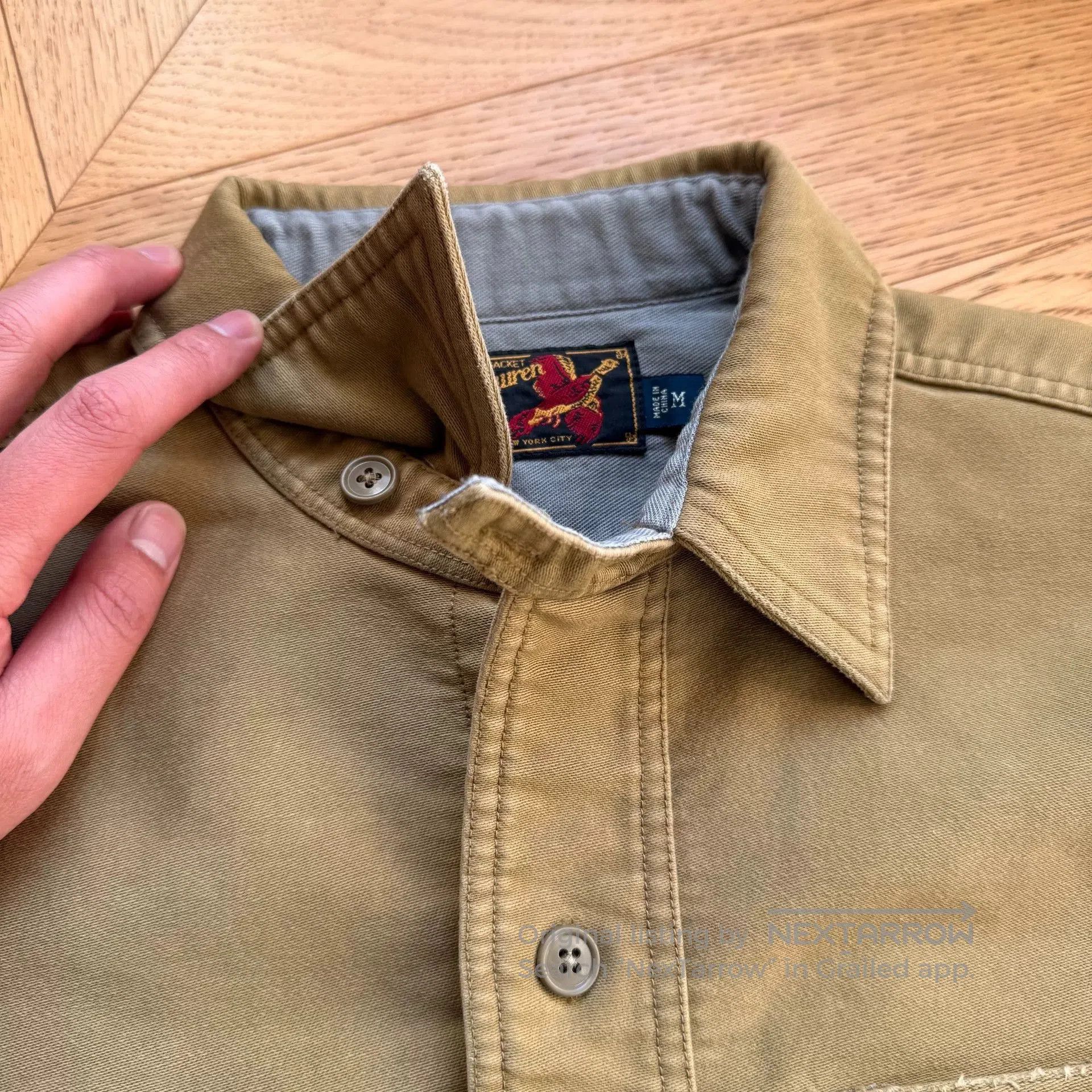 RLX Ralph Lauren Vintage Outdoor Moleskin Shirt Jacket. Size US M / EU 48-50 / 2 - 3 Thumbnail