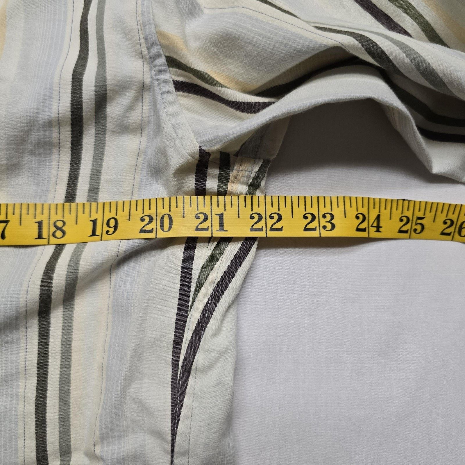 7Diamonds 7 Diamonds Shirt L Striped Embroidered Long Sleeve Button Up Size US L / EU 52-54 / 3 - 8 Thumbnail