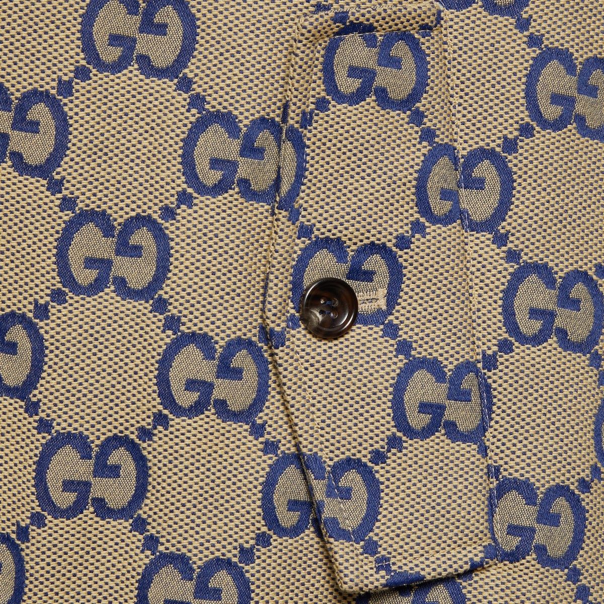 Gucci oc11z1025 Maxi GG Canvas Zip Jacket in Multicolor Size US M / EU 48-50 / 2 - 4 Thumbnail