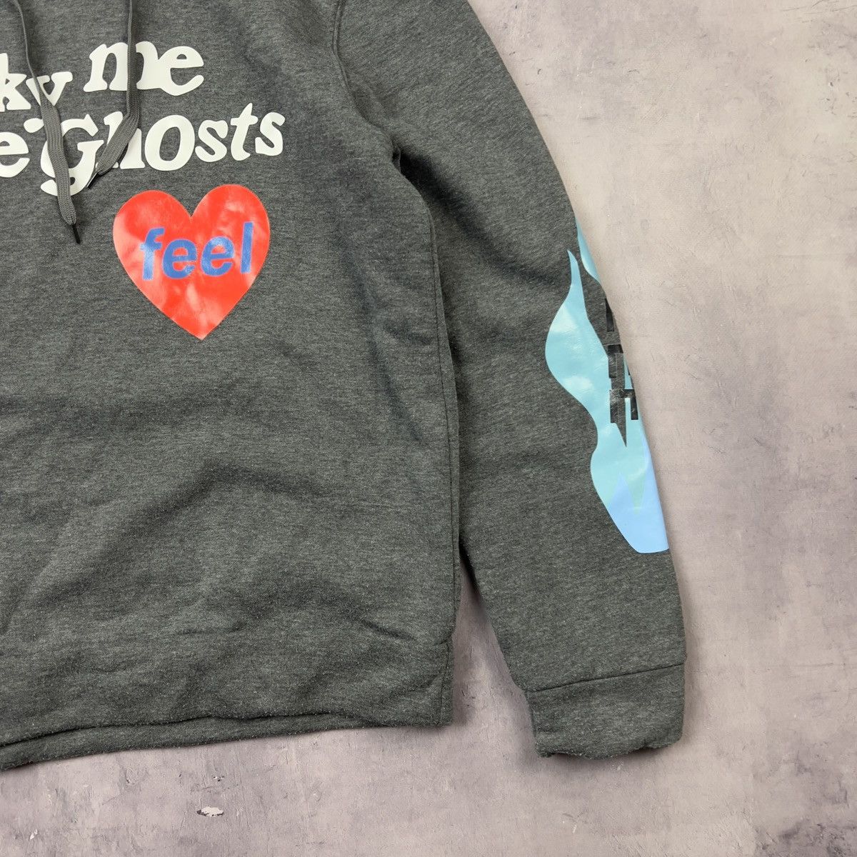 Rap Tees Rare ! Kanye West Lucky Me I See Ghosts Hoodie Big Logo Size US M / EU 48-50 / 2 - 6 Thumbnail