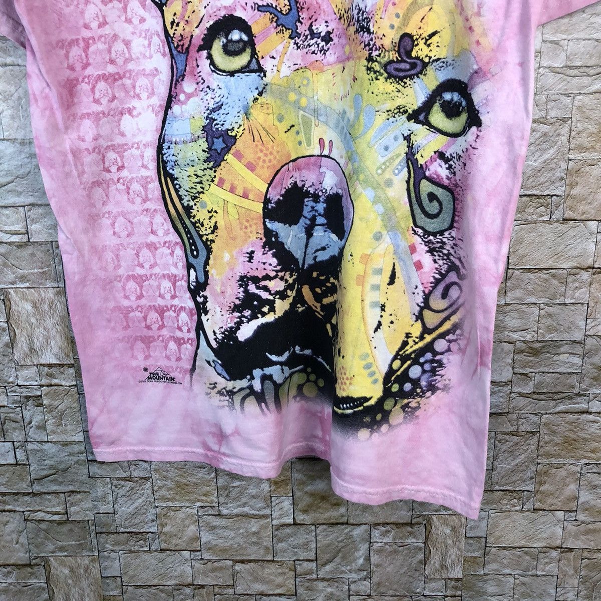 The Mountain The Mountain big bulldog Pink T-shirt #A547 Size US M / EU 48-50 / 2 - 6 Thumbnail