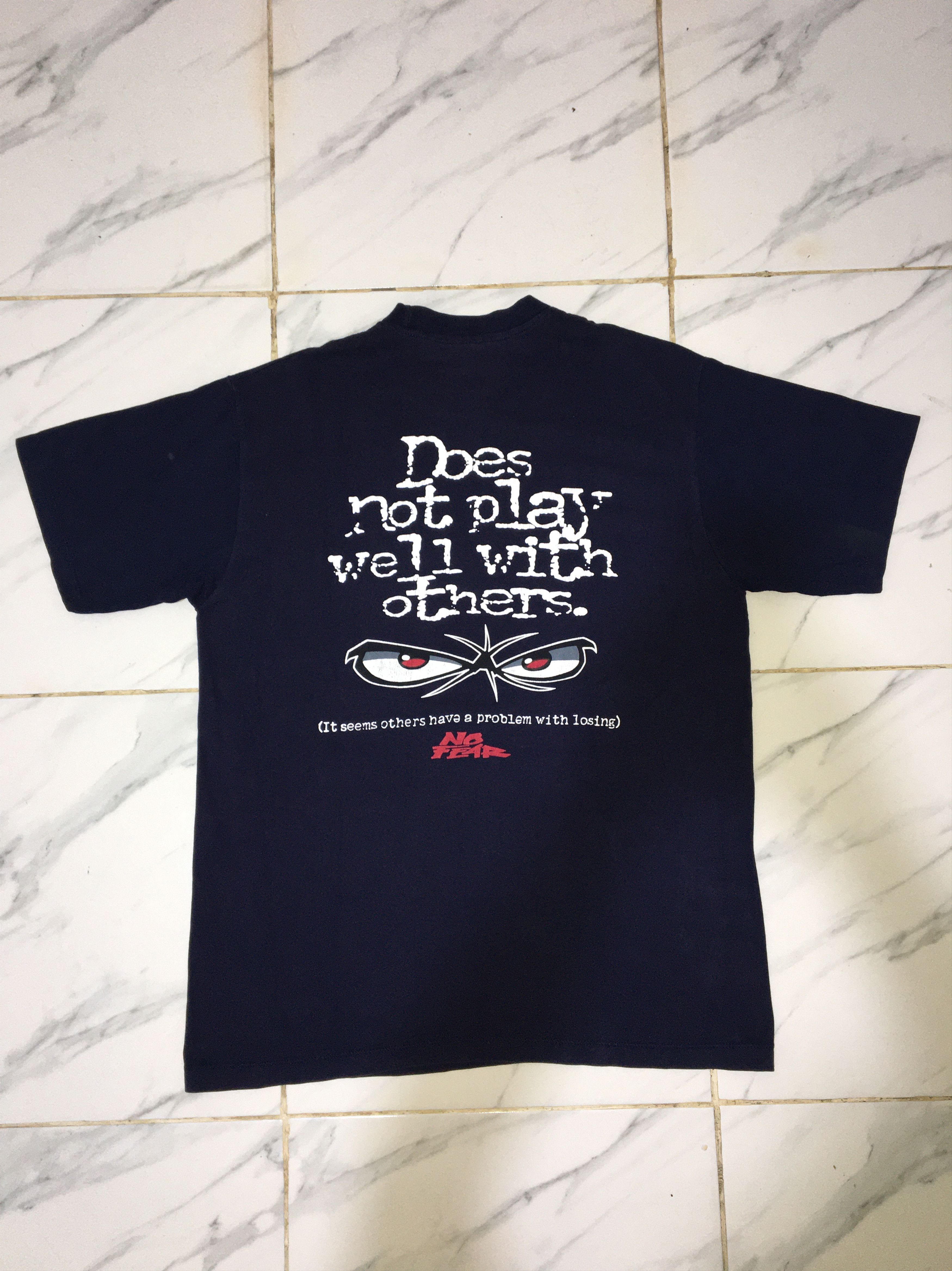 No Fear Vintage No Fear Tshirt Size US L / EU 52-54 / 3 - 1 Thumbnail