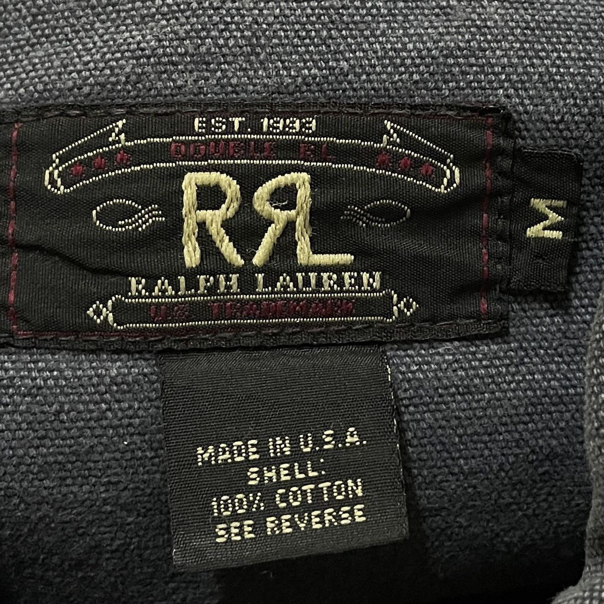 Polo Ralph Lauren Very Rare Vintage Brand RRL Ralph Lauren M65 Jacket 1990s Size US M / EU 48-50 / 2 - 8 Thumbnail