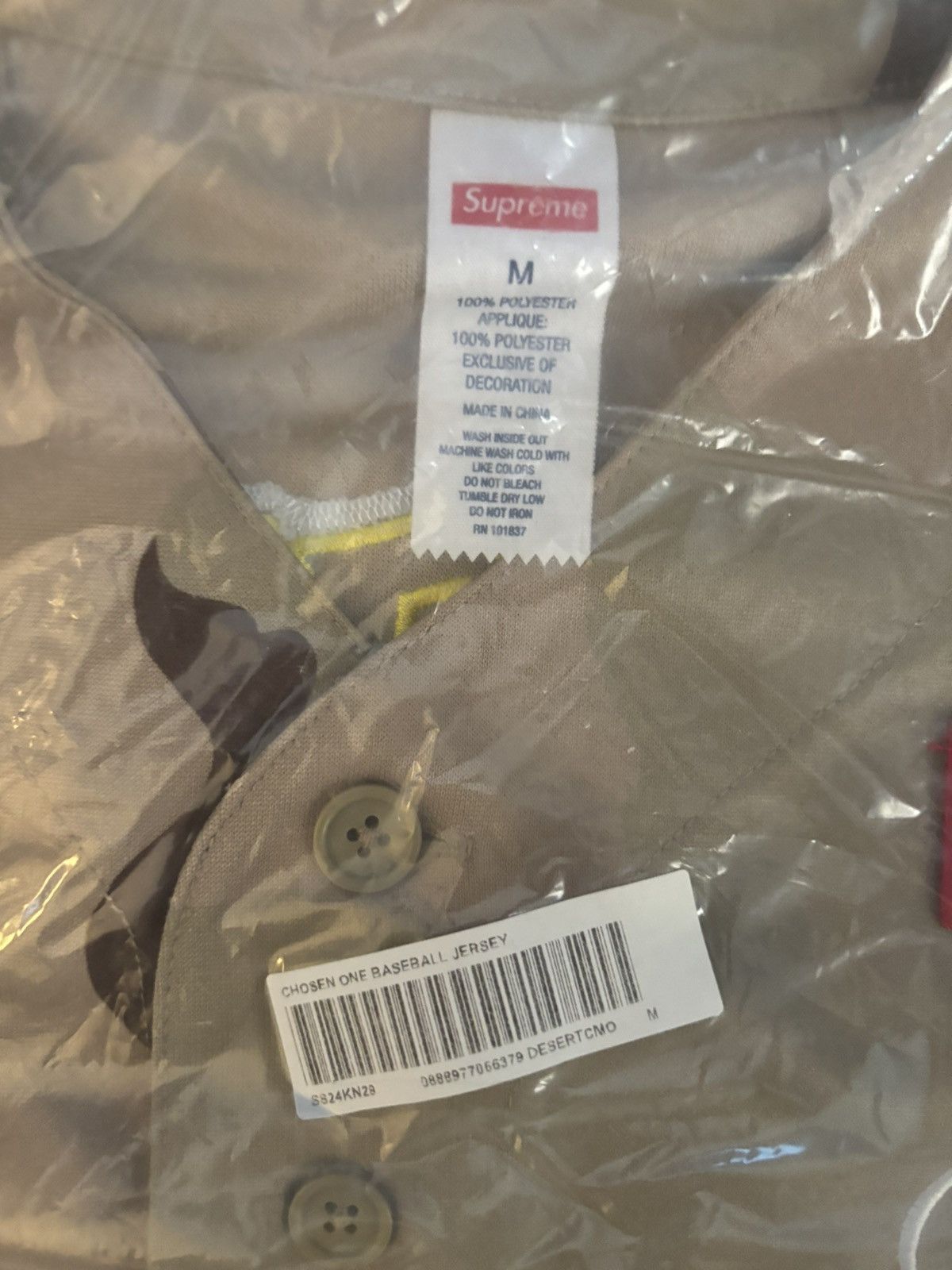 Supreme Supreme Chosen One Camo Baseball Jersey Size US M / EU 48-50 / 2 - 3 Thumbnail