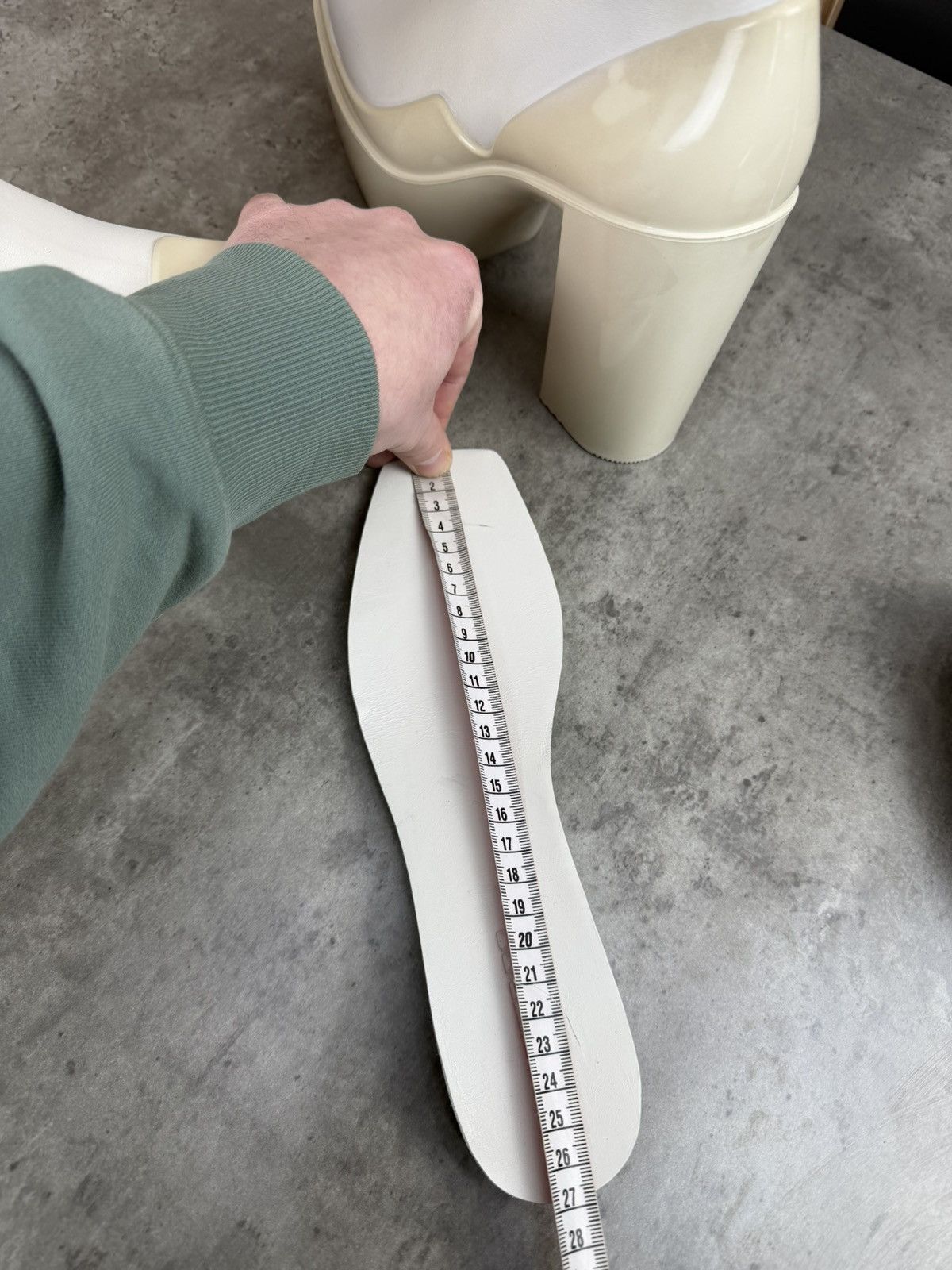 Peter Do at.kollektive x Peter Do Leather Platform Ankle Boots White Size US 10 / IT 40 - 16 Thumbnail