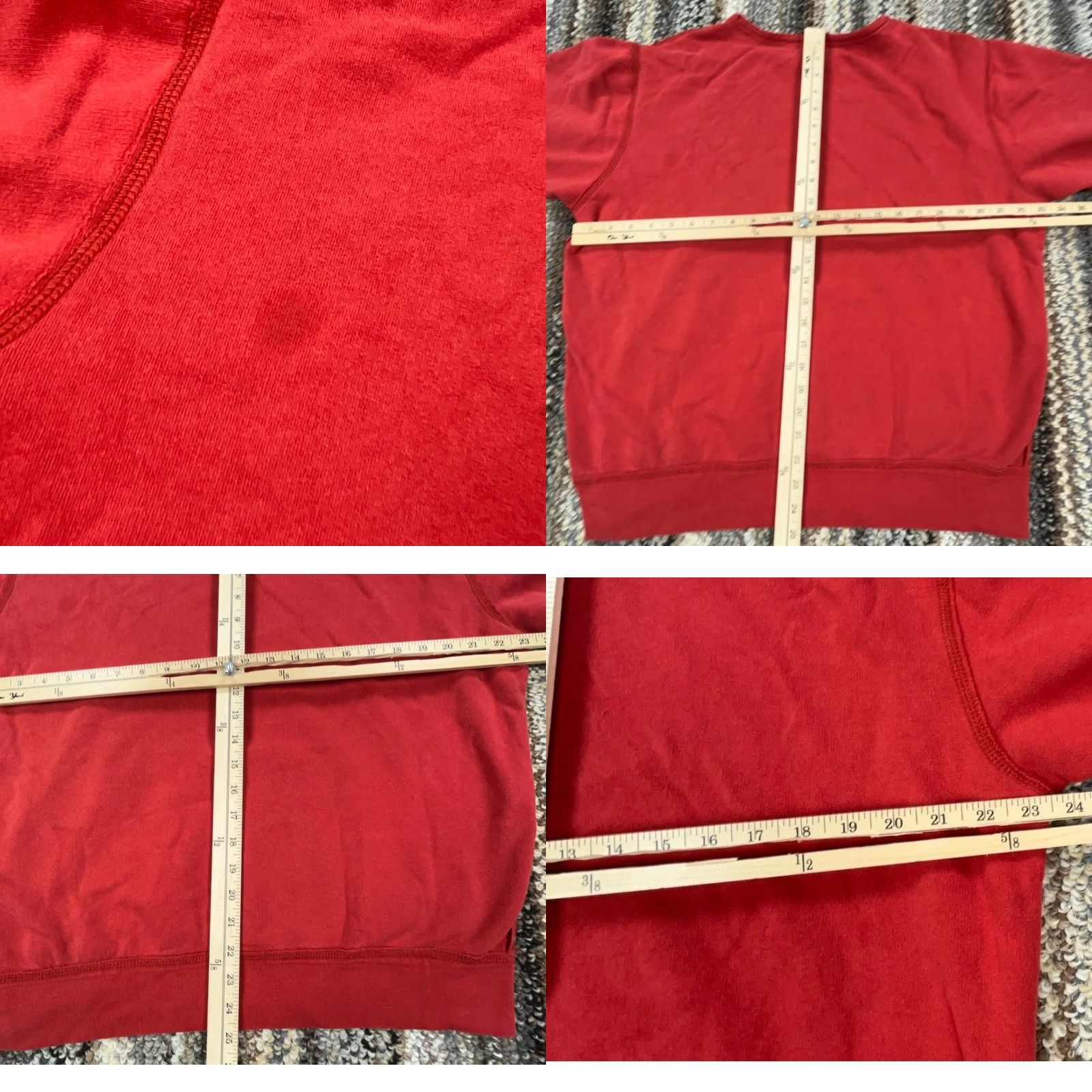 Polo Ralph Lauren Vintage Polo Ralph Lauren Sweatshirt Men Large Red PRL Jeans Y2K 2000s Size US L / EU 52-54 / 3 - 8 Thumbnail