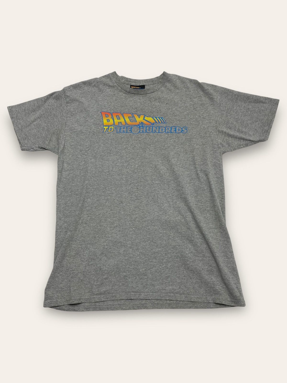 The Hundreds Vintage THE HUNDREDS X BACK TO THE FUTURE Grey Tee Shirt Y2K Size US L / EU 52-54 / 3 - 1 Thumbnail
