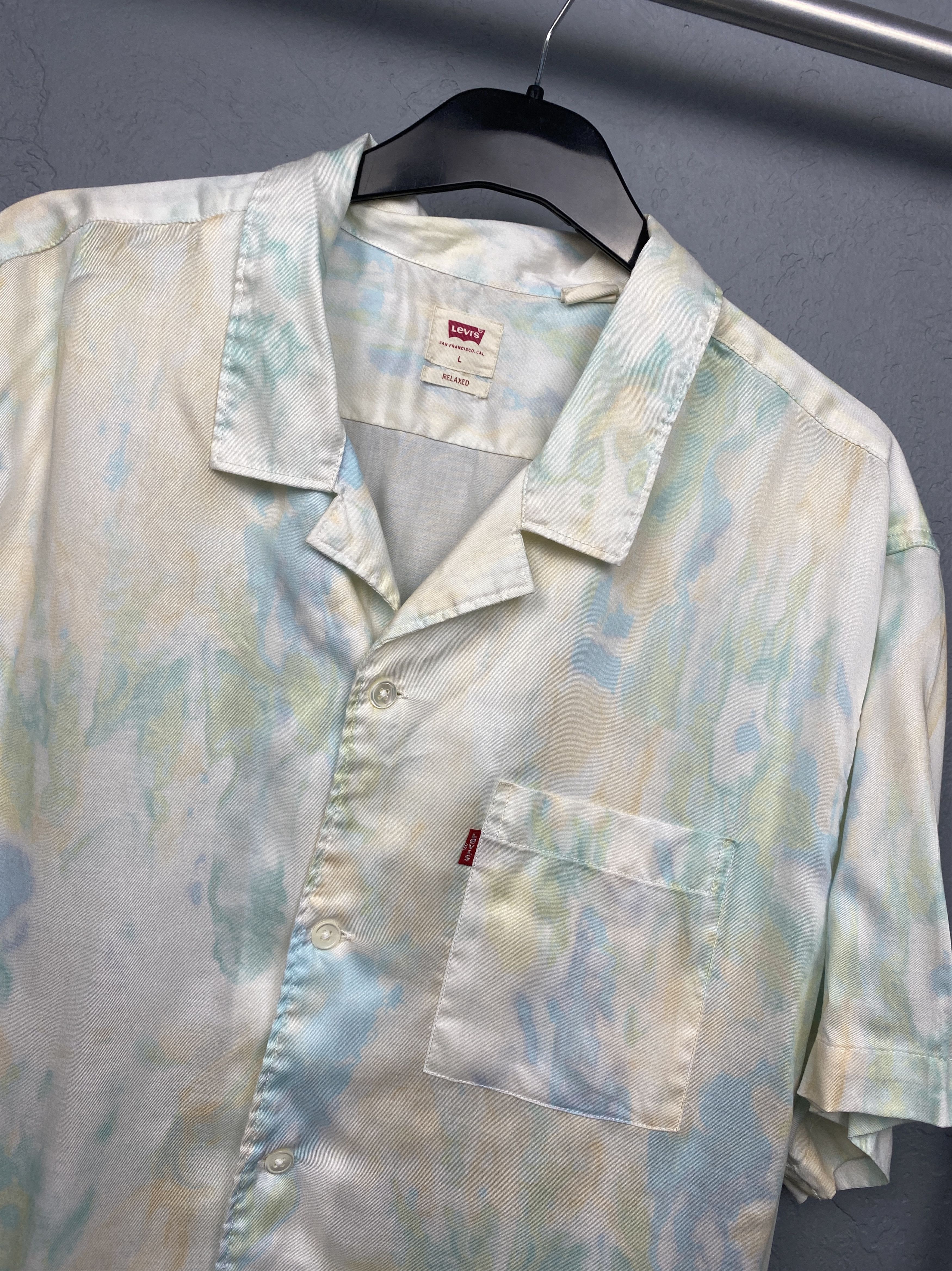 Levi's Levi's Mens Hawaiian Shirt Size US L / EU 52-54 / 3 - 4 Thumbnail