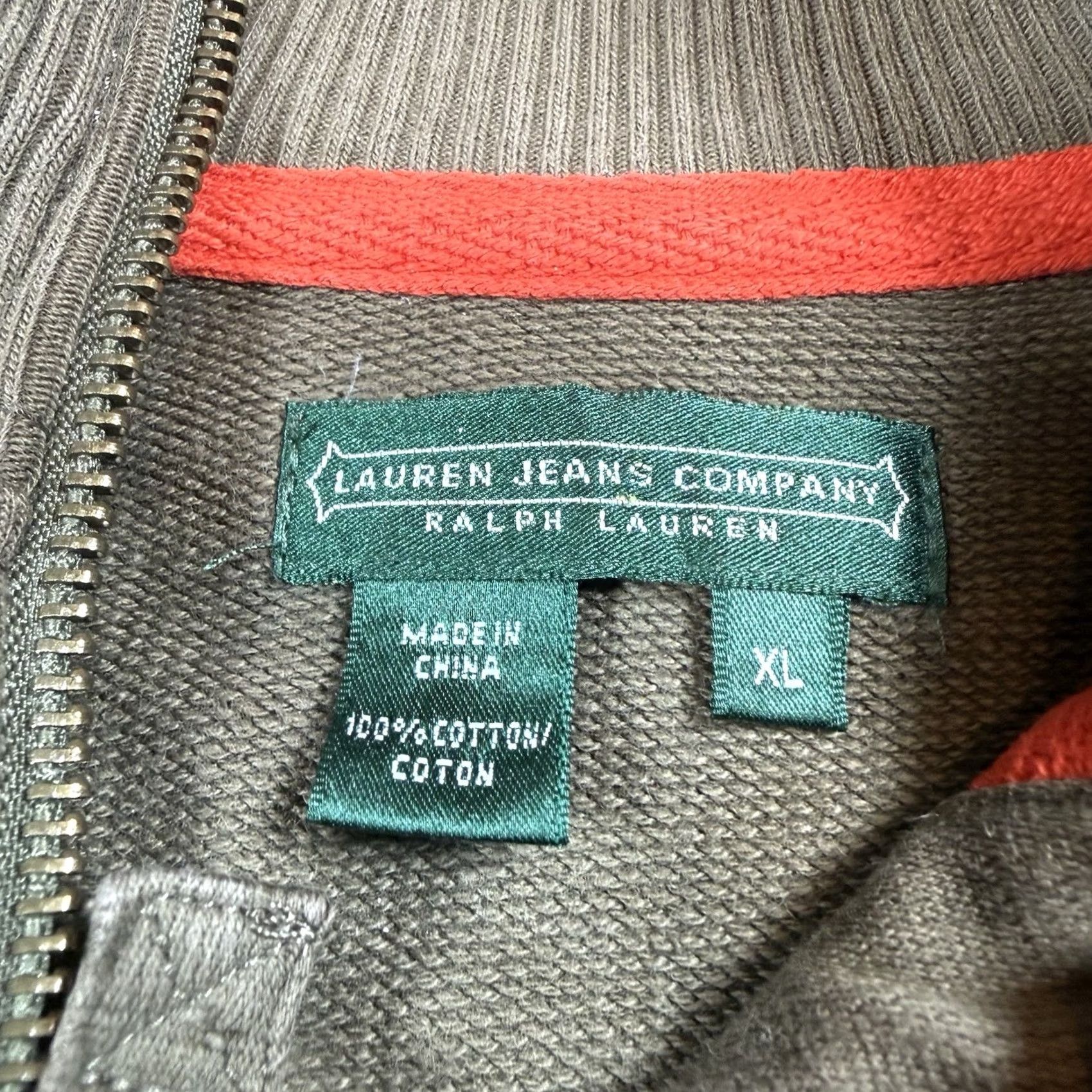 Olive Lauren Ralph Lauren Vest Full Zip Olive Green Womens XL Green Crown Crest vest XL Womens Full Zip Size XL / US 12-14 / IT 48-50 - 5 Thumbnail