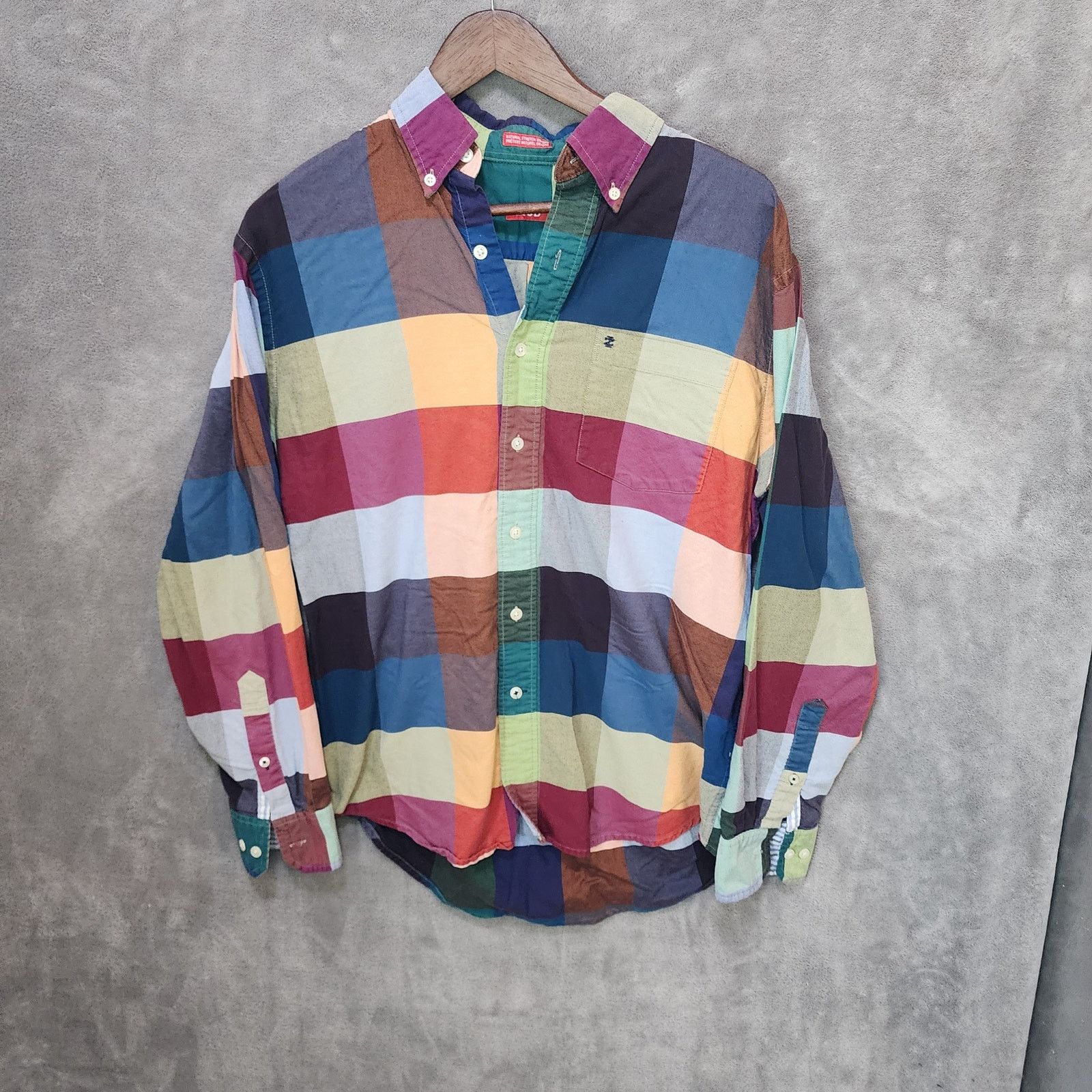 Izod Izod Men's Medium Natural Stretch Long Sleeve Shirt Size US M / EU 48-50 / 2 - 1 Thumbnail