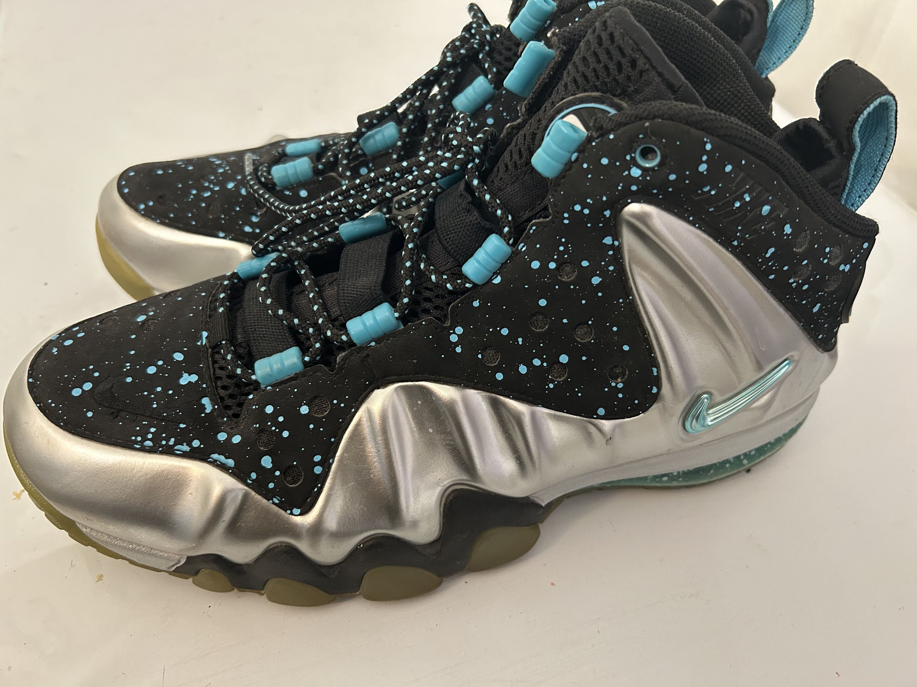 Nike Blue & silver gamma Barkley Foamposite Size US 8.5 / EU 41-42 - 3 Thumbnail