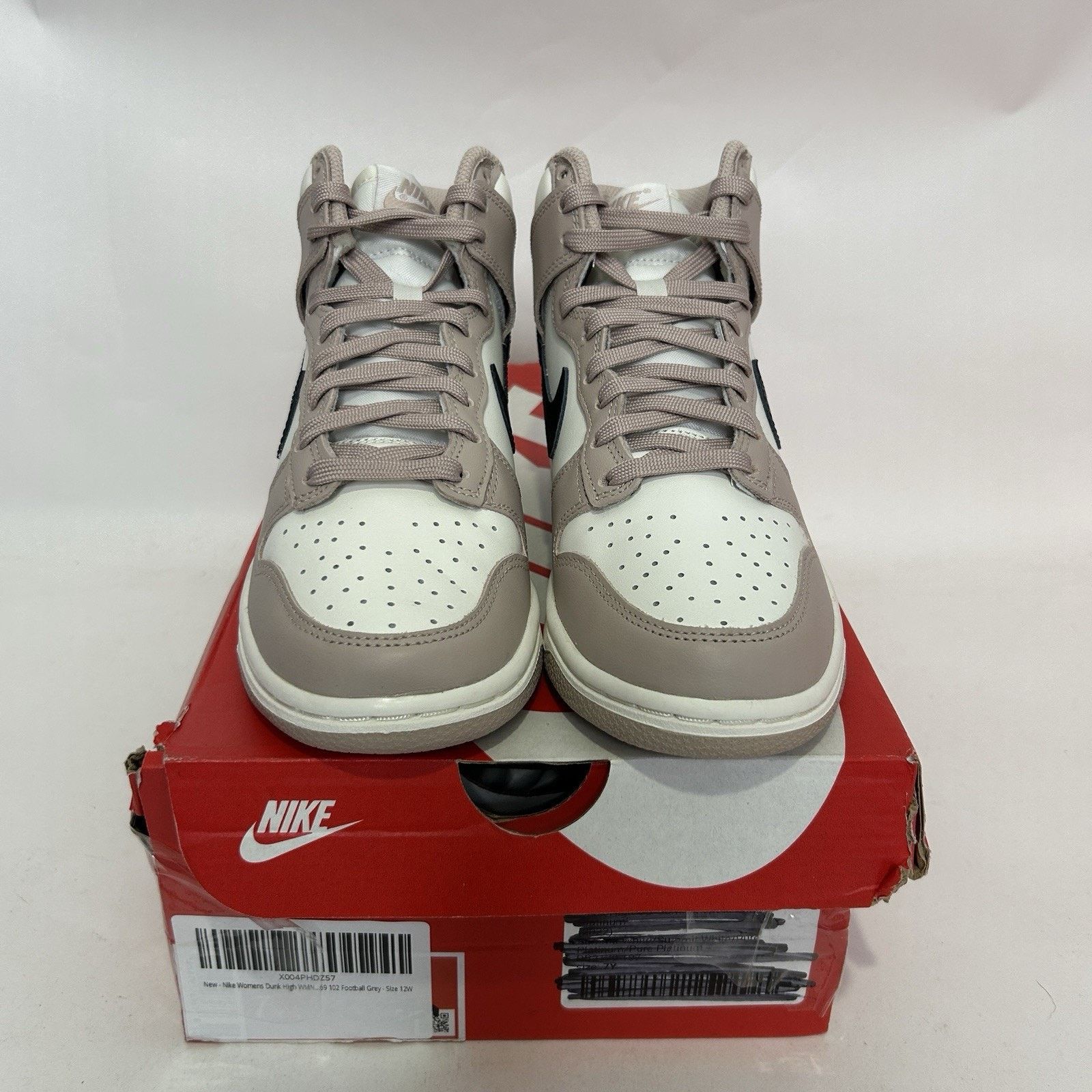 Nike Nike Dunk High WMNS "Fossil Stone Black Sail” DD1869-200 Size US 5.5 / IT 35.5 - 2 Thumbnail