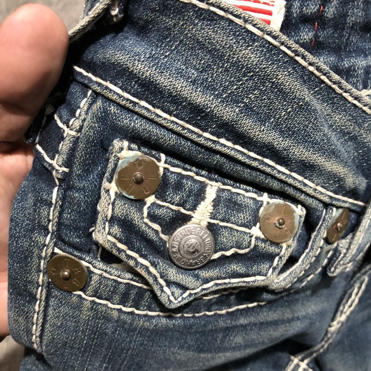 If Six Was Nine × True Religion TRUE RELIGION RAINBOW JOEY DENIM Size 26" / US 2 / IT 38 - 7 Thumbnail