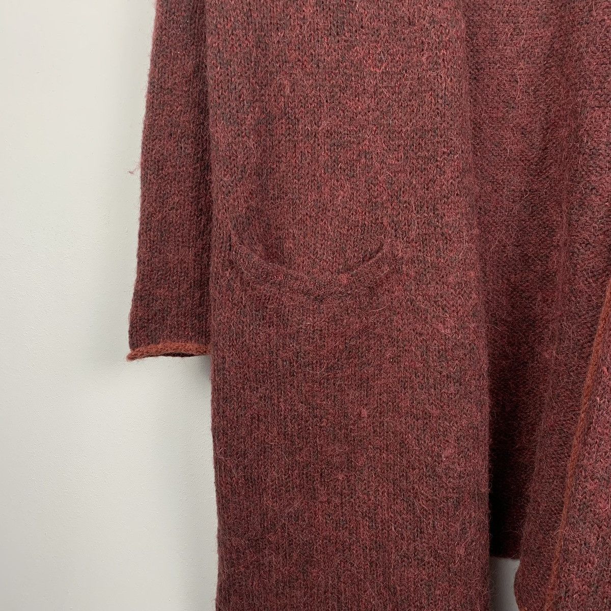 Gudrun Sjoden Gudrun Sjoden Knit Wool Open Cardigan Red Size M Size M / US 6-8 / IT 42-44 - 6 Thumbnail