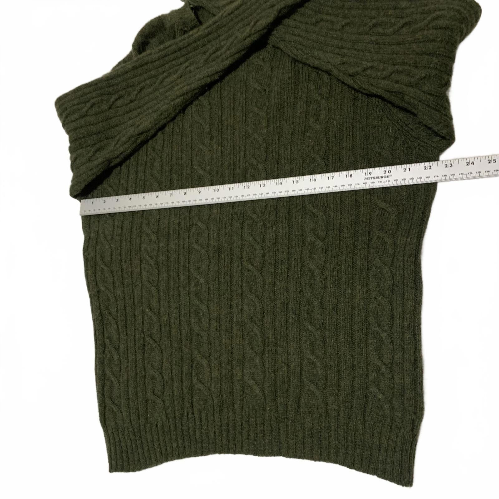 NEXT Next Designer Collection Women's M Wool Sweater Green Size M / US 6-8 / IT 42-44 - 5 Thumbnail