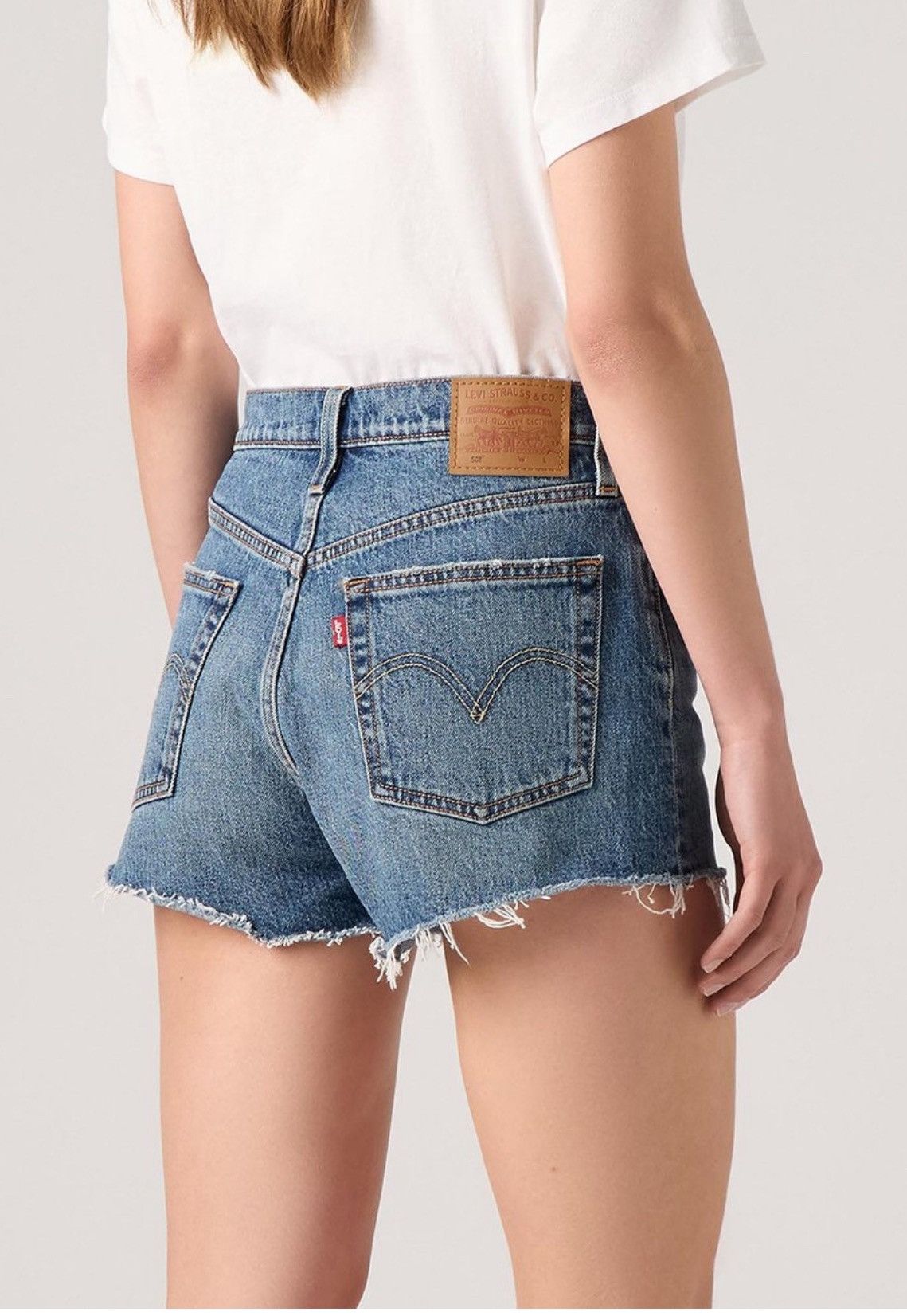 Levi's Levis 501 denim shorts high rise WMNS Size 25" / US 0 / IT 36 - 1 Thumbnail