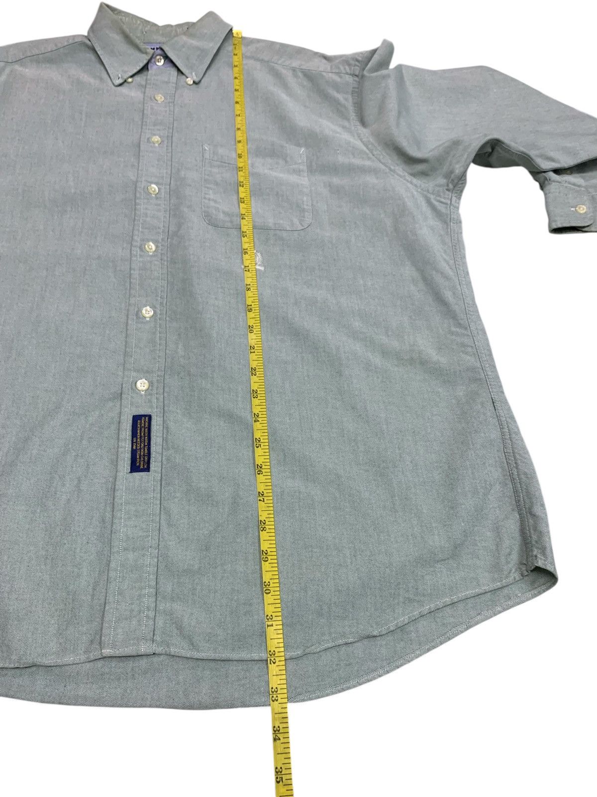Tommy Hilfiger Vintage 90's Tommy Hilfiger Small Logo Button Up Shirt Denim Size US XL / EU 56 / 4 - 8 Thumbnail